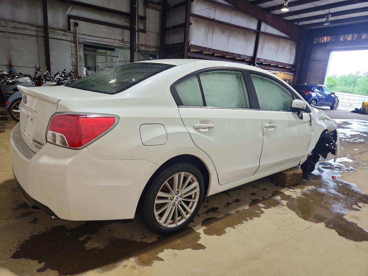 2016 Subaru Impreza Premium Plus White vin: JF1GJAF62GH016022