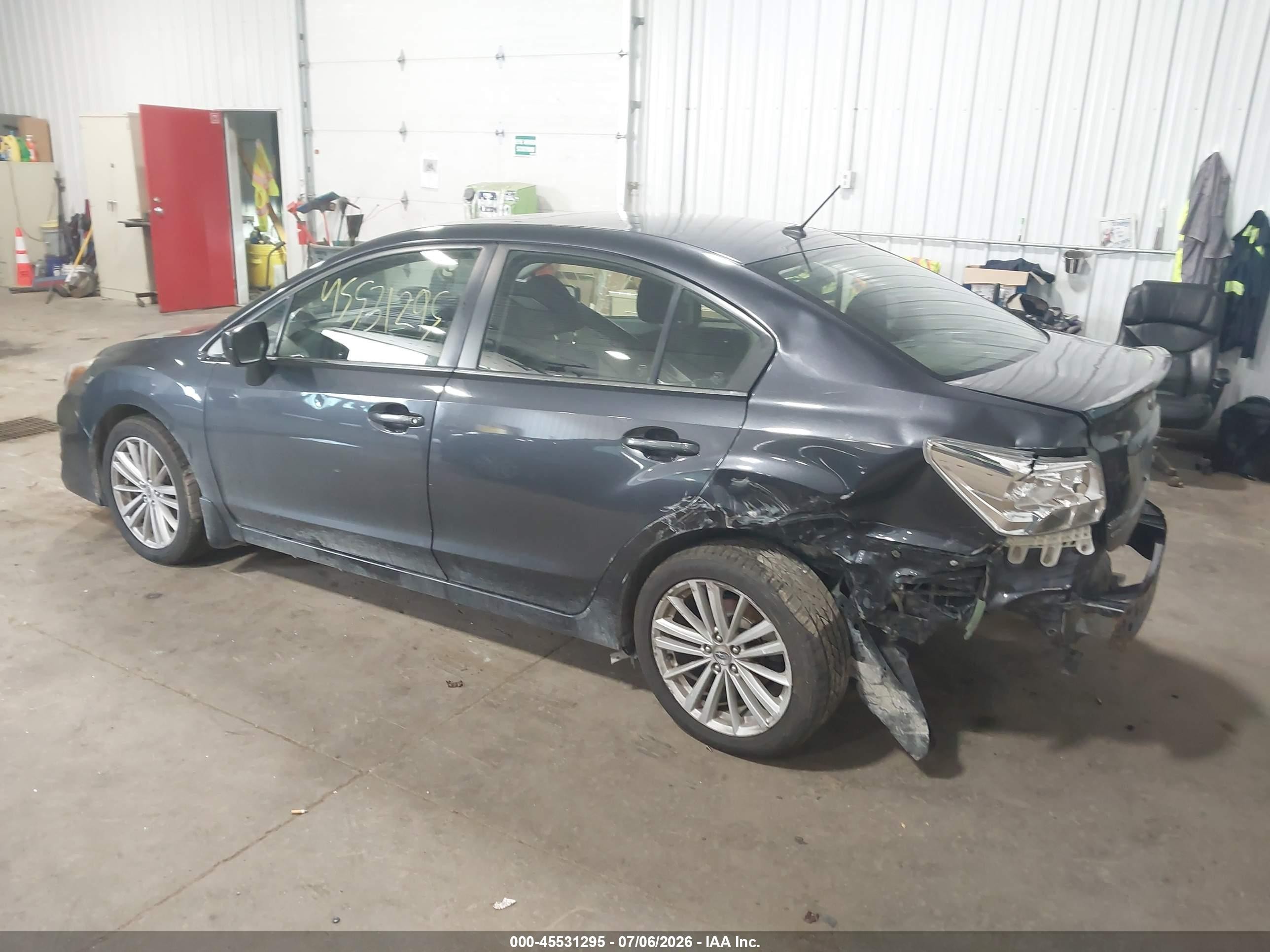 2016 Subaru Impreza 2.0i Premium Black vin: JF1GJAF67GH021278