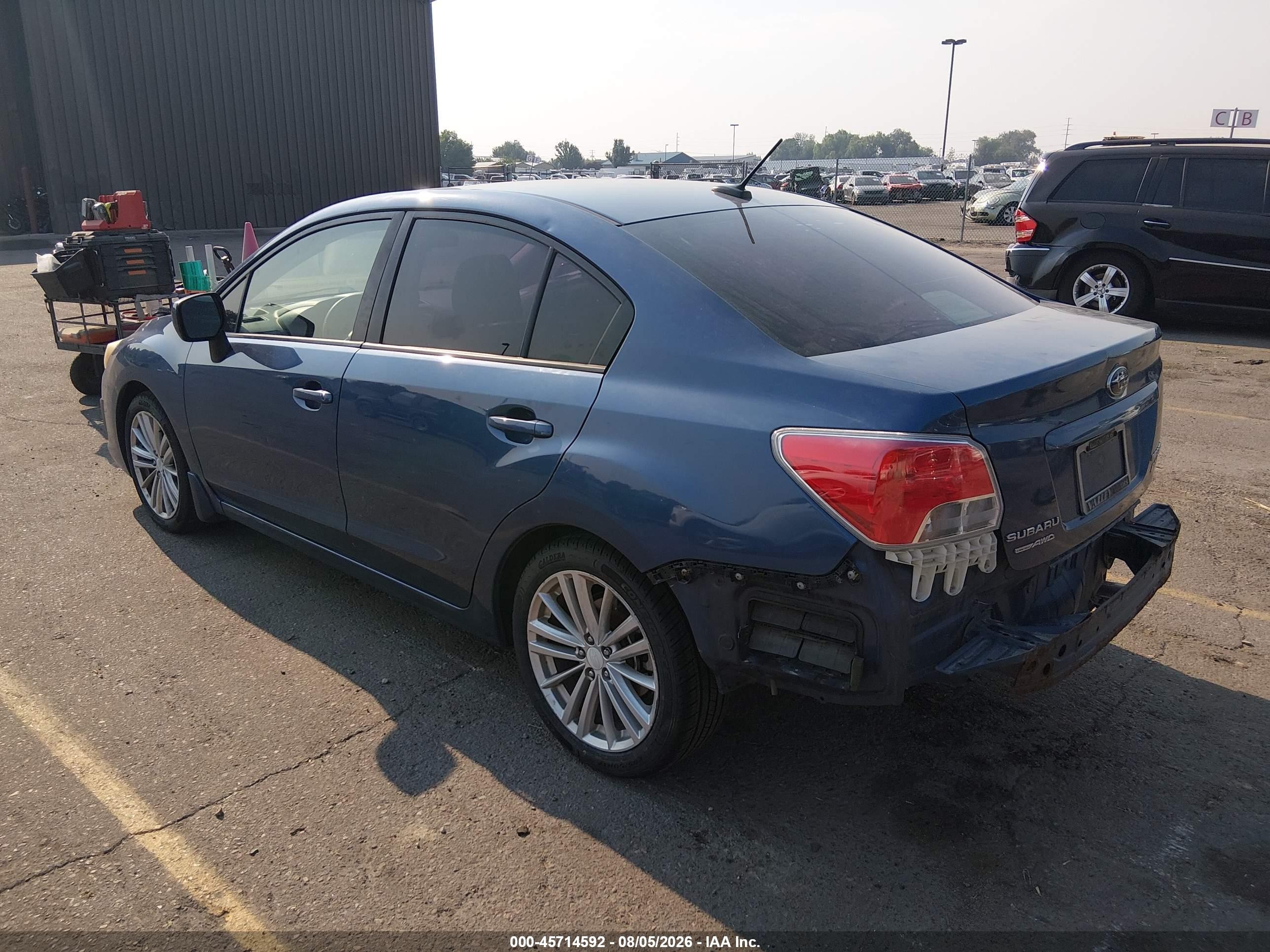 2012 Subaru Impreza 2.0i Premium Синий vin: JF1GJAF68CH011286