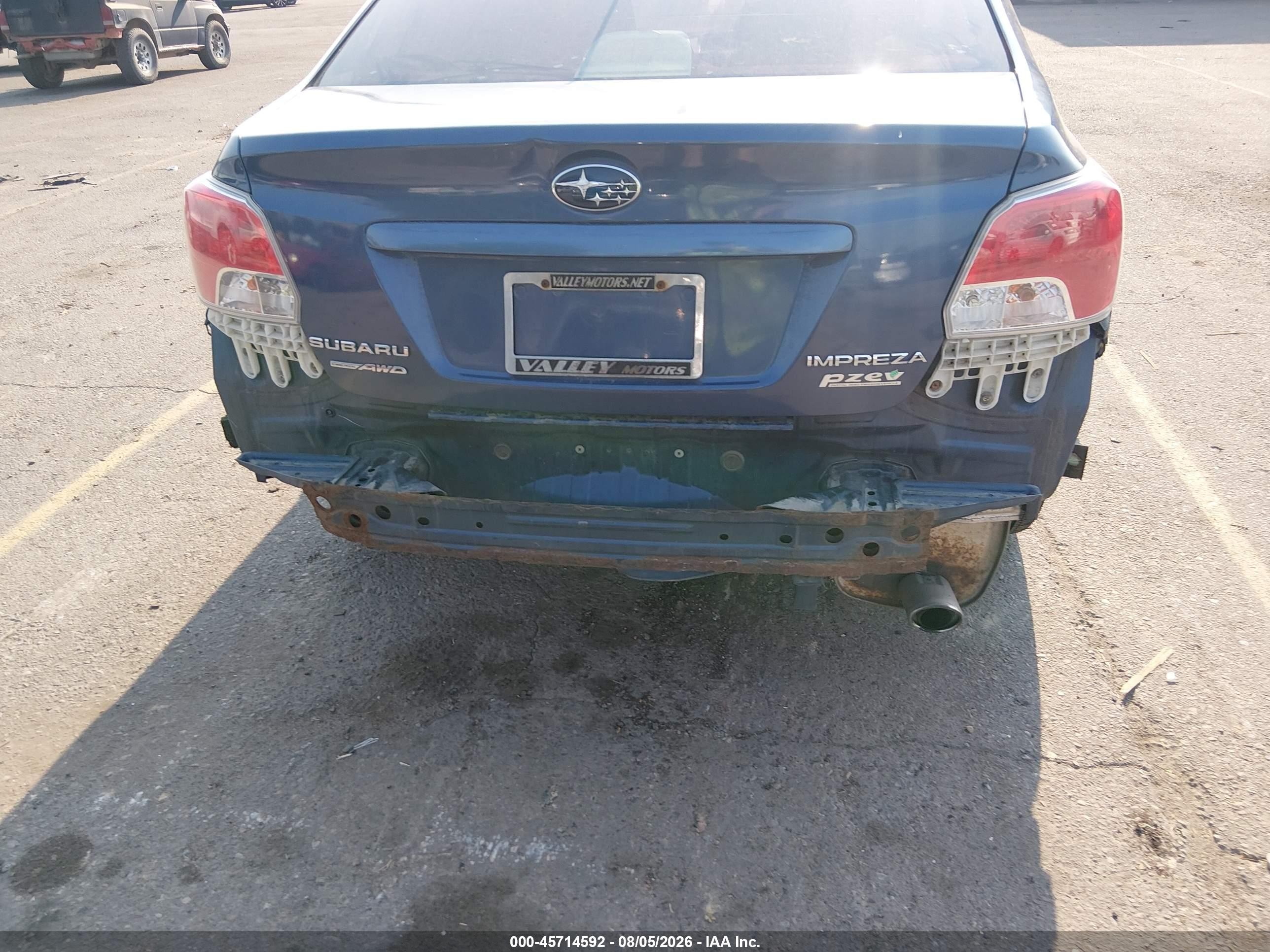 2012 Subaru Impreza 2.0i Premium Синий vin: JF1GJAF68CH011286