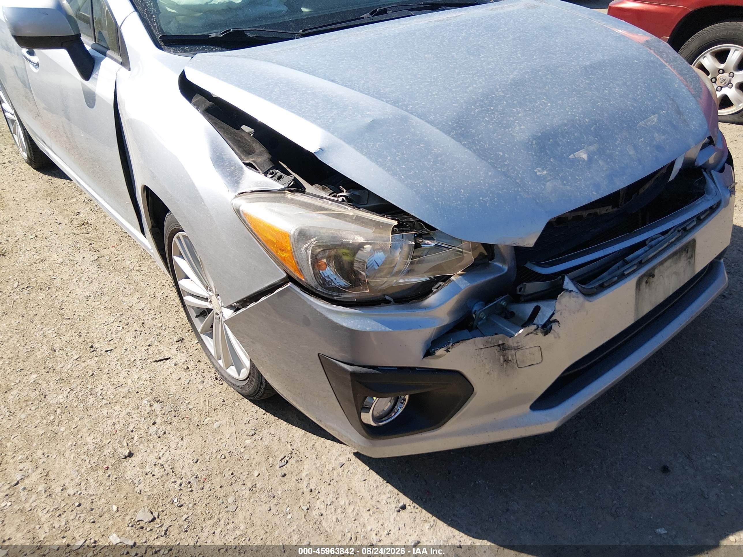 2014 Subaru Impreza 2.0i Limited Silver vin: JF1GJAG60EH013731
