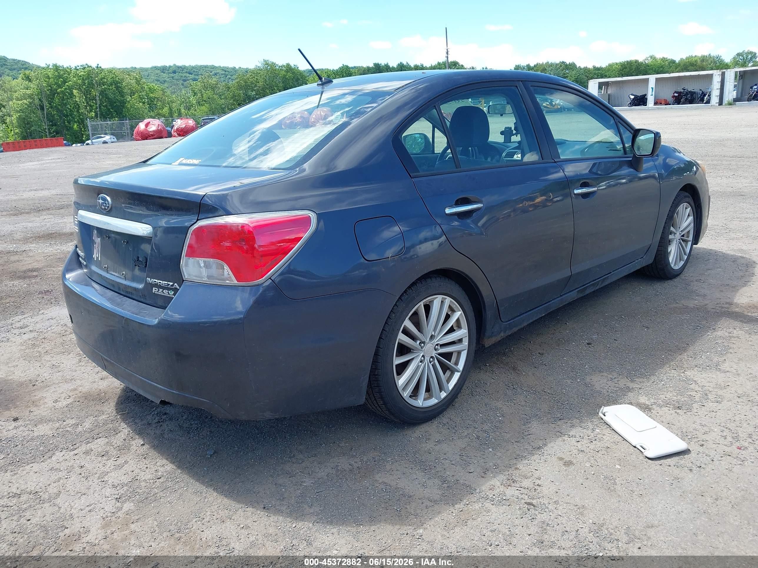 2012 Subaru Impreza 2.0i Limited Gray vin: JF1GJAG65CH013236