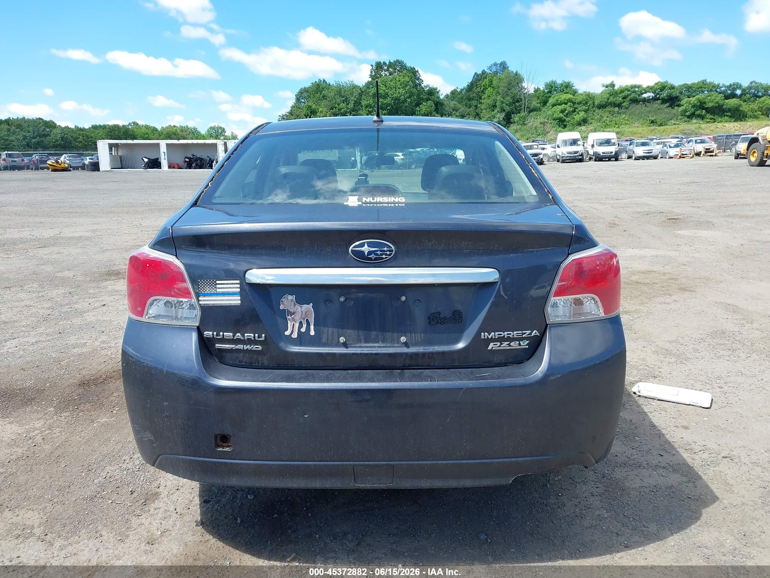 2012 Subaru Impreza 2.0i Limited Gray vin: JF1GJAG65CH013236