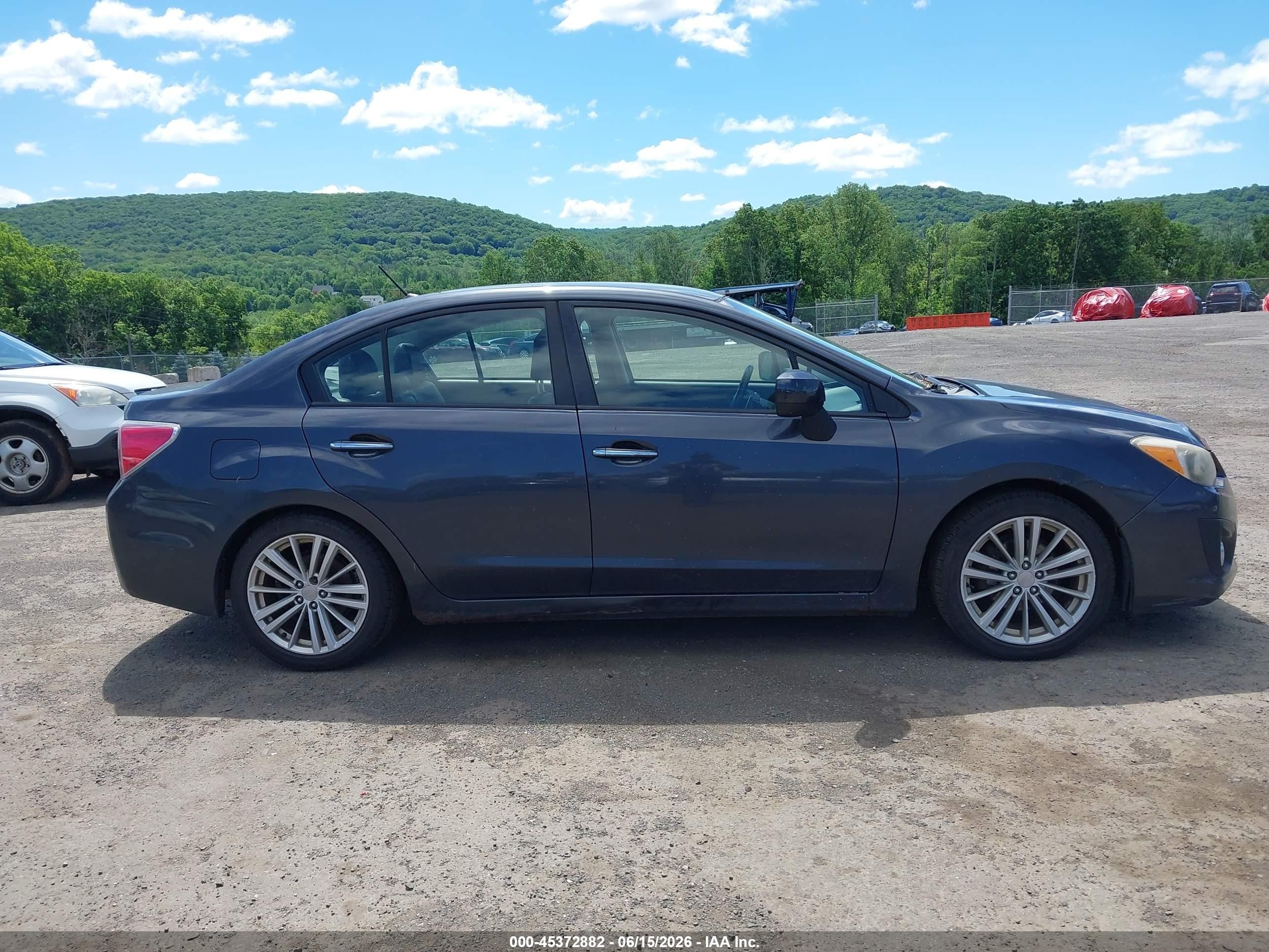 2012 Subaru Impreza 2.0i Limited Gray vin: JF1GJAG65CH013236