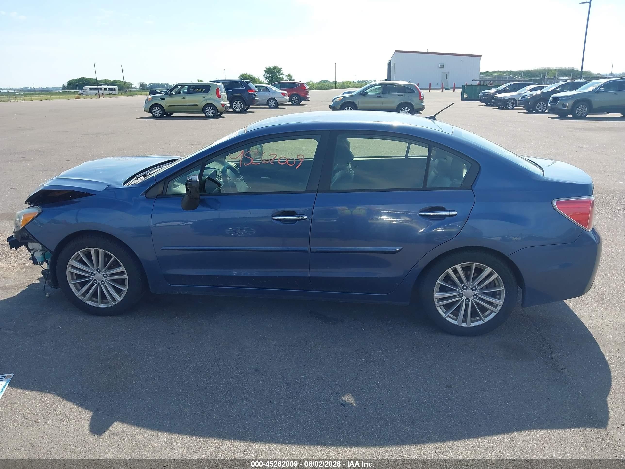 2013 Subaru Impreza 2.0i Limited Blue vin: JF1GJAG66DH007219