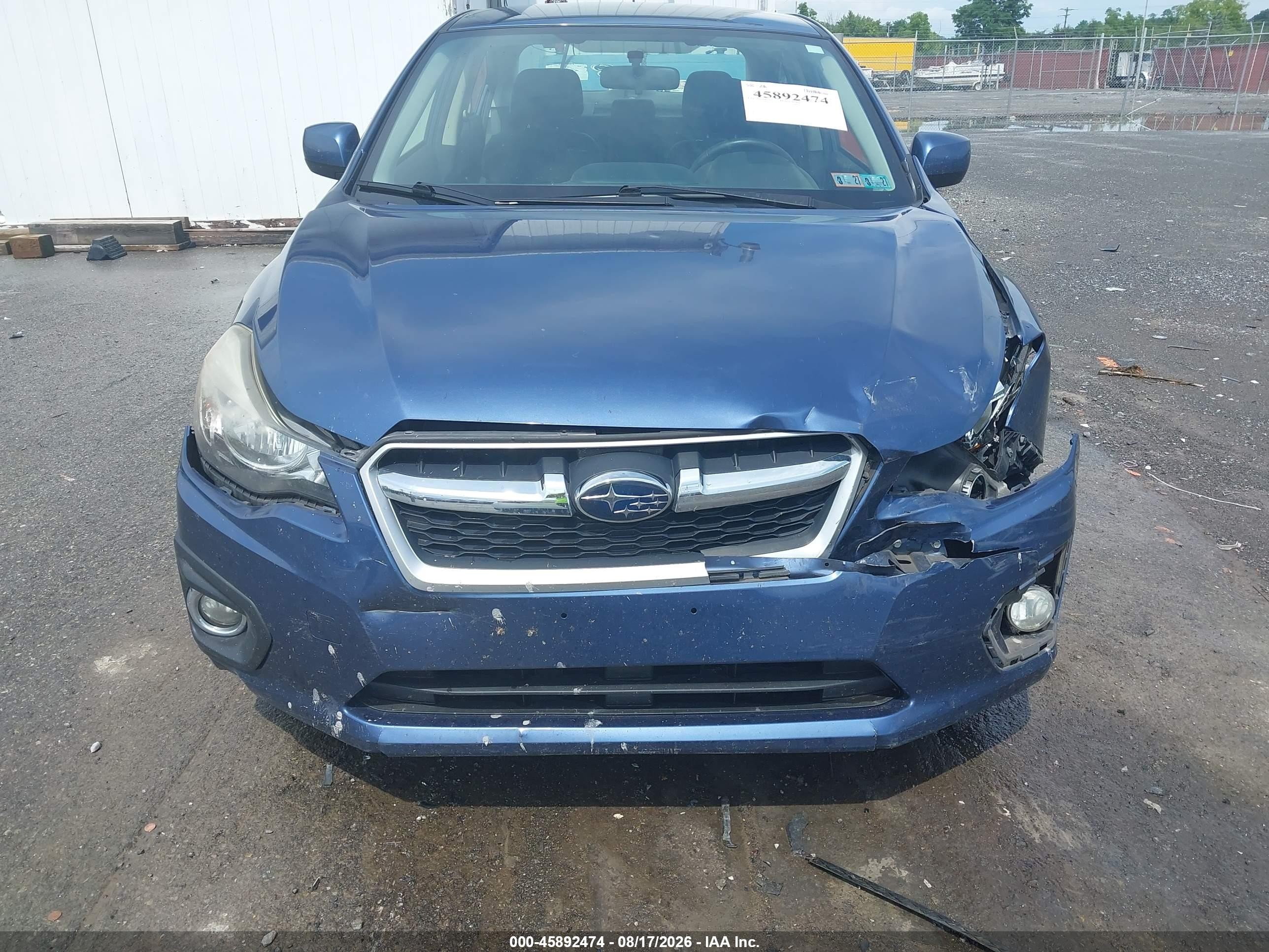 2013 Subaru Impreza 2.0i Limited Dark Blue vin: JF1GJAG68DH031506