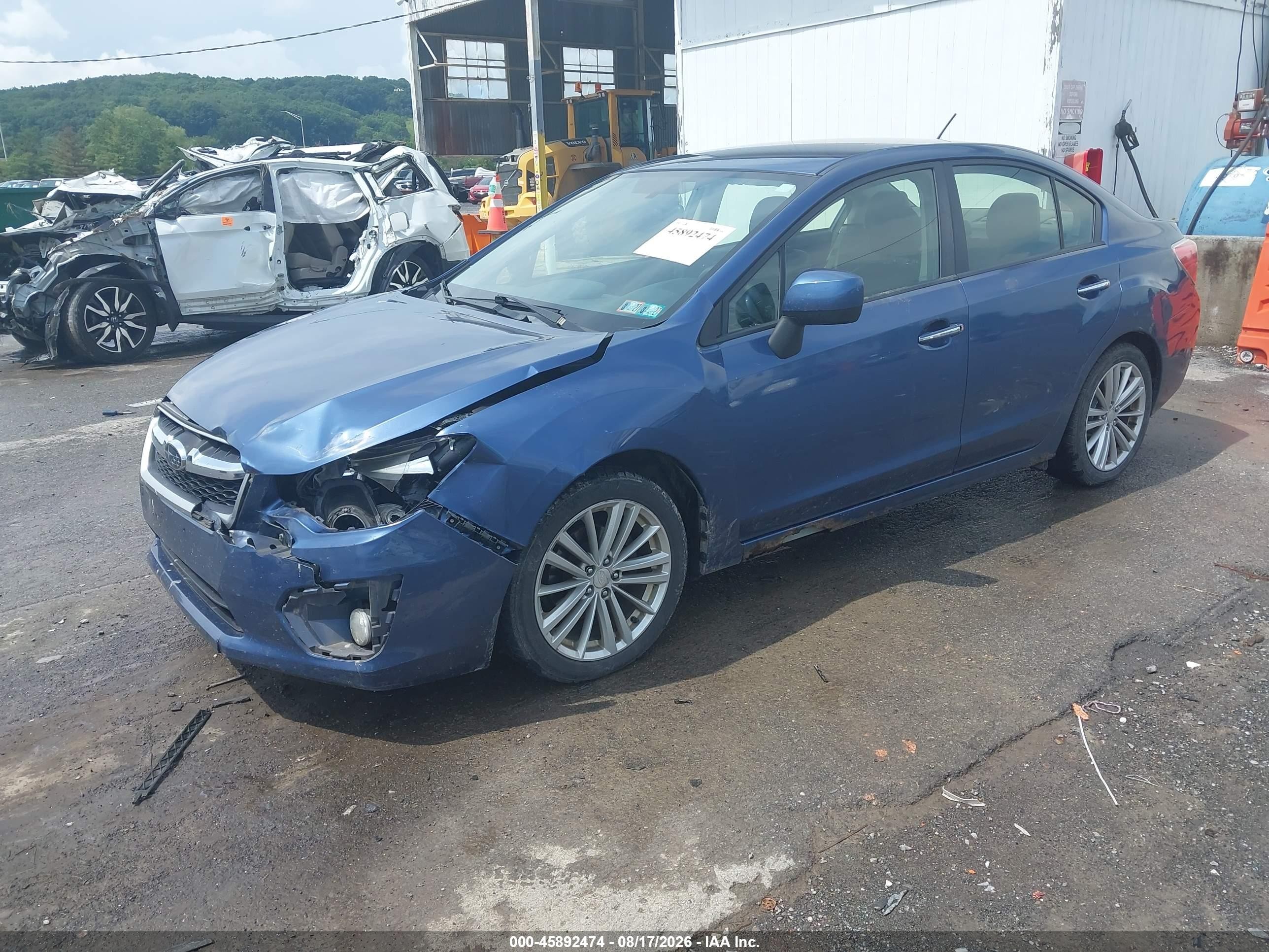 2013 Subaru Impreza 2.0i Limited Dark Blue vin: JF1GJAG68DH031506
