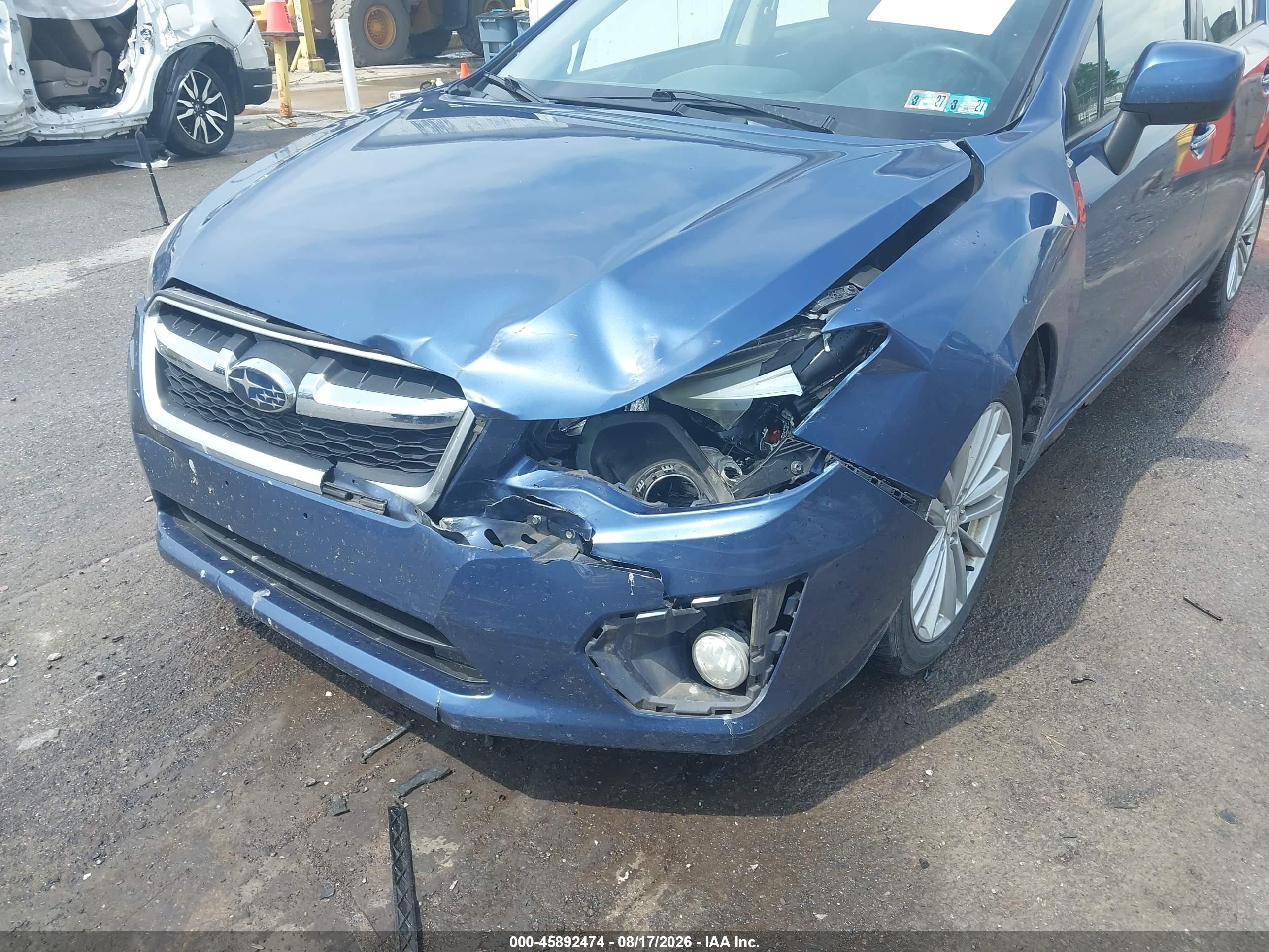 2013 Subaru Impreza 2.0i Limited Dark Blue vin: JF1GJAG68DH031506
