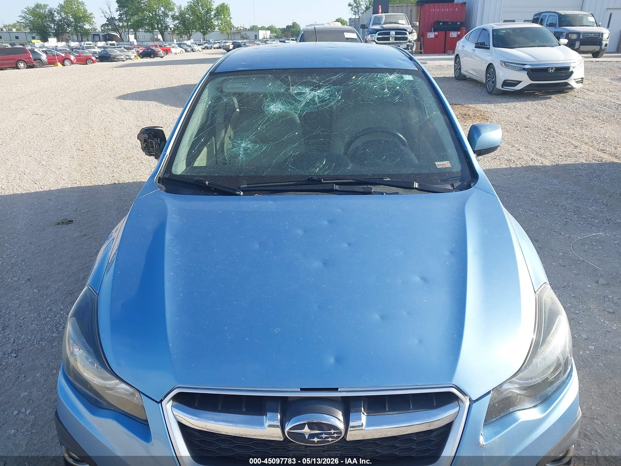 2012 Subaru Impreza 2.0i Limited Blue vin: JF1GJAG69CH021260