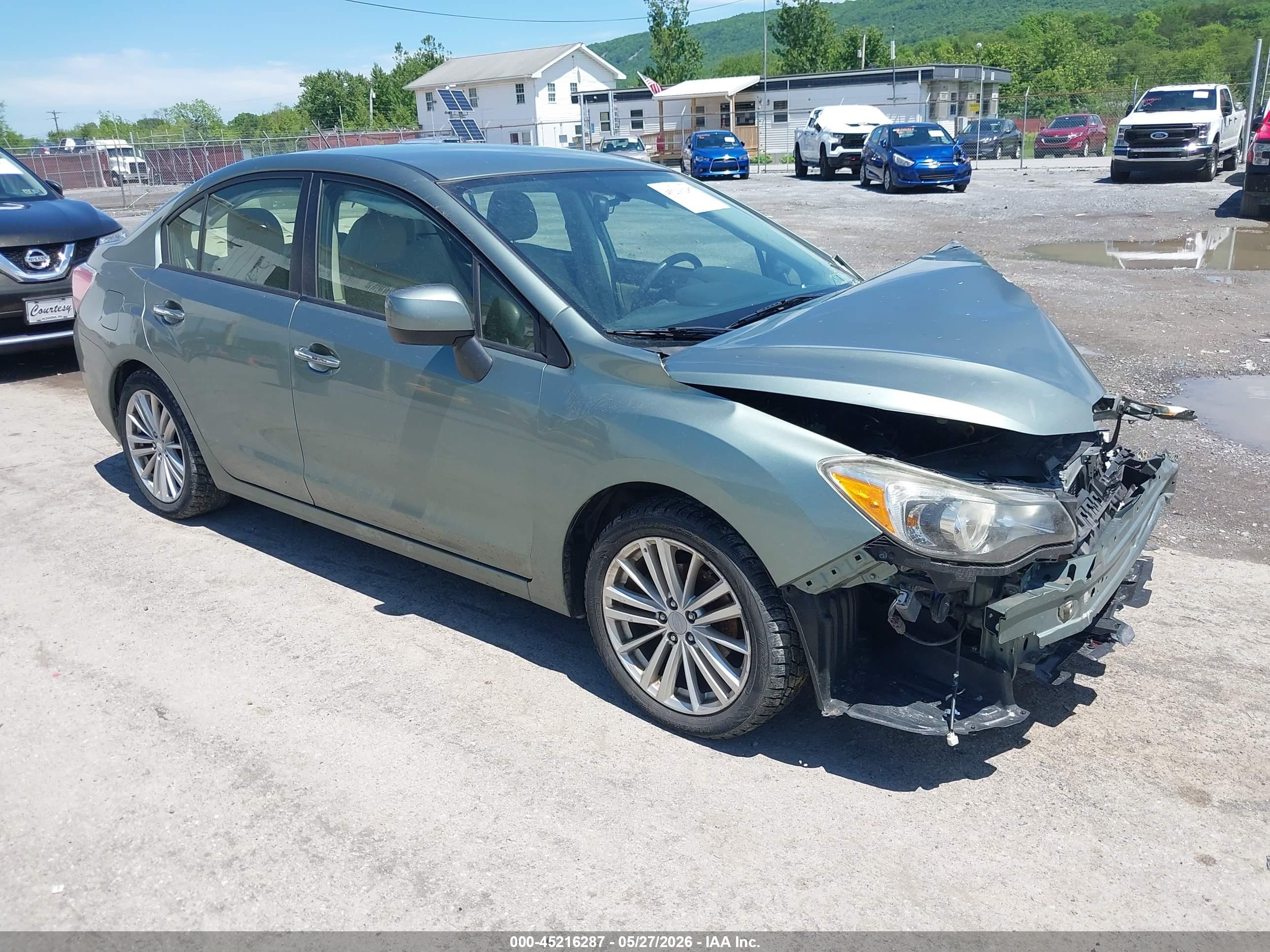 2014 Subaru Impreza 2.0i Limited Green vin: JF1GJAG69EH023058
