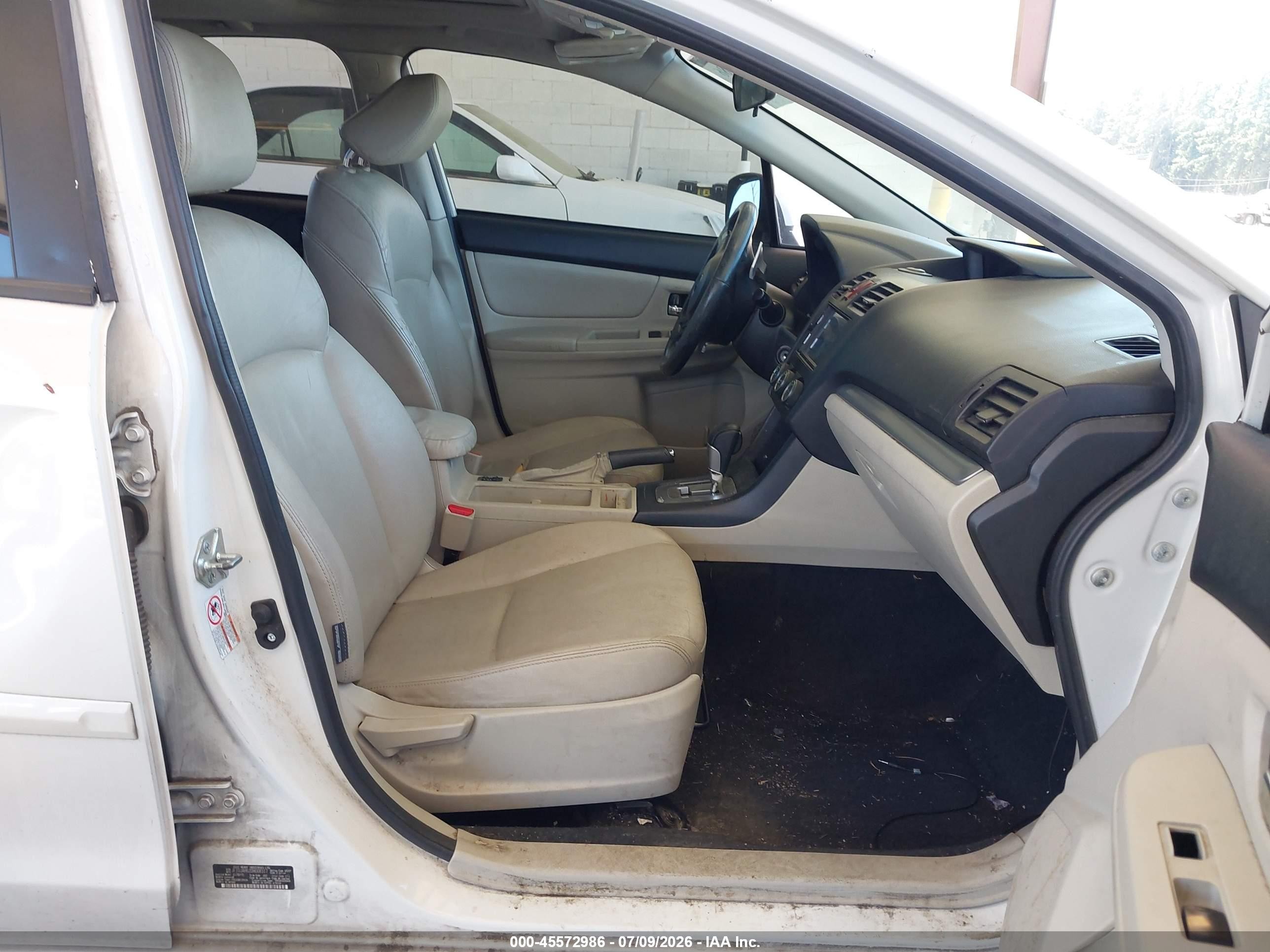 2013 Subaru Impreza 2.0i Limited White vin: JF1GJAH62DH008317