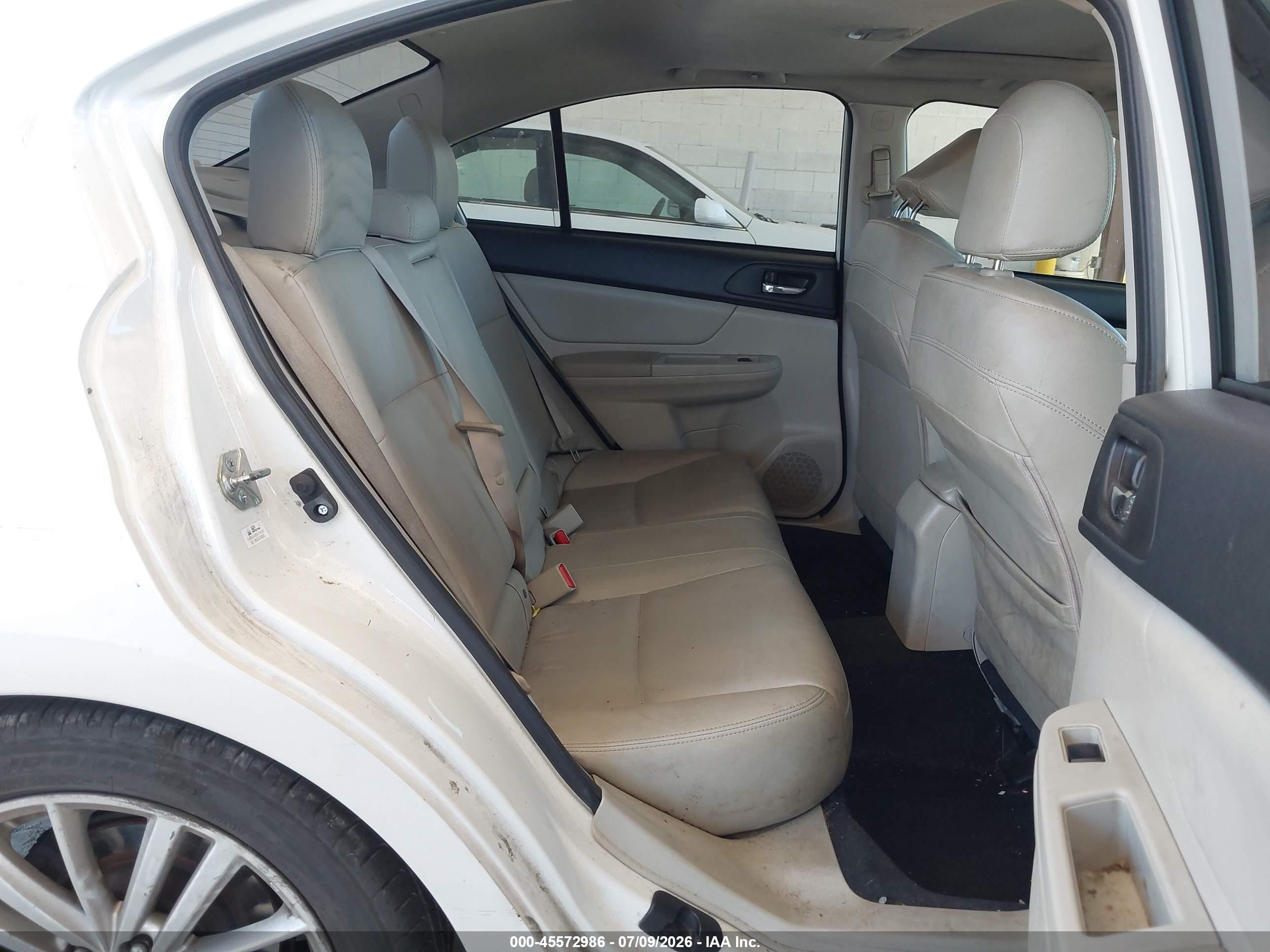 2013 Subaru Impreza 2.0i Limited White vin: JF1GJAH62DH008317