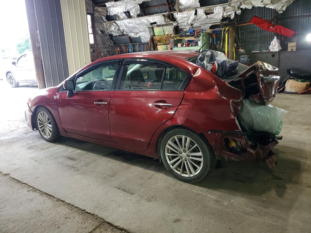 2013 Subaru Impreza Limited Бордовый vin: JF1GJAH69DH018083