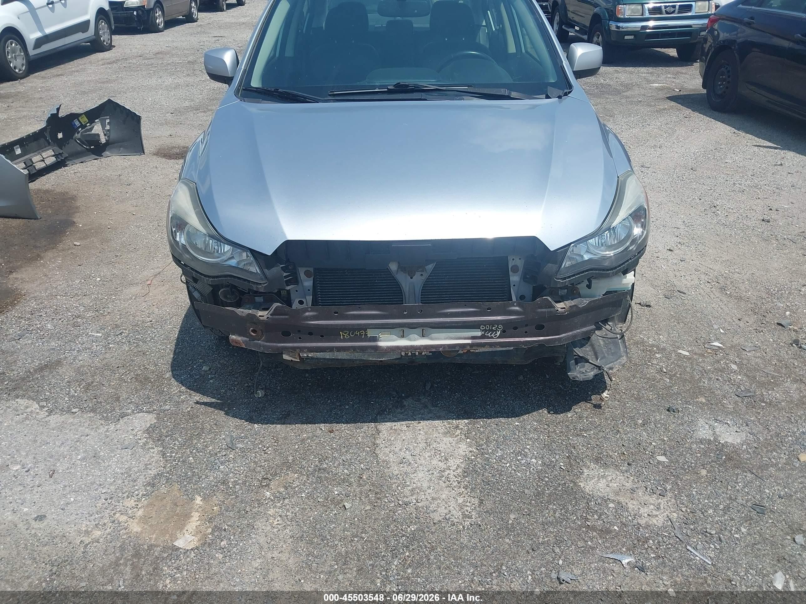 2013 Subaru Impreza 2.0i Limited Silver vin: JF1GJAK61DH030950