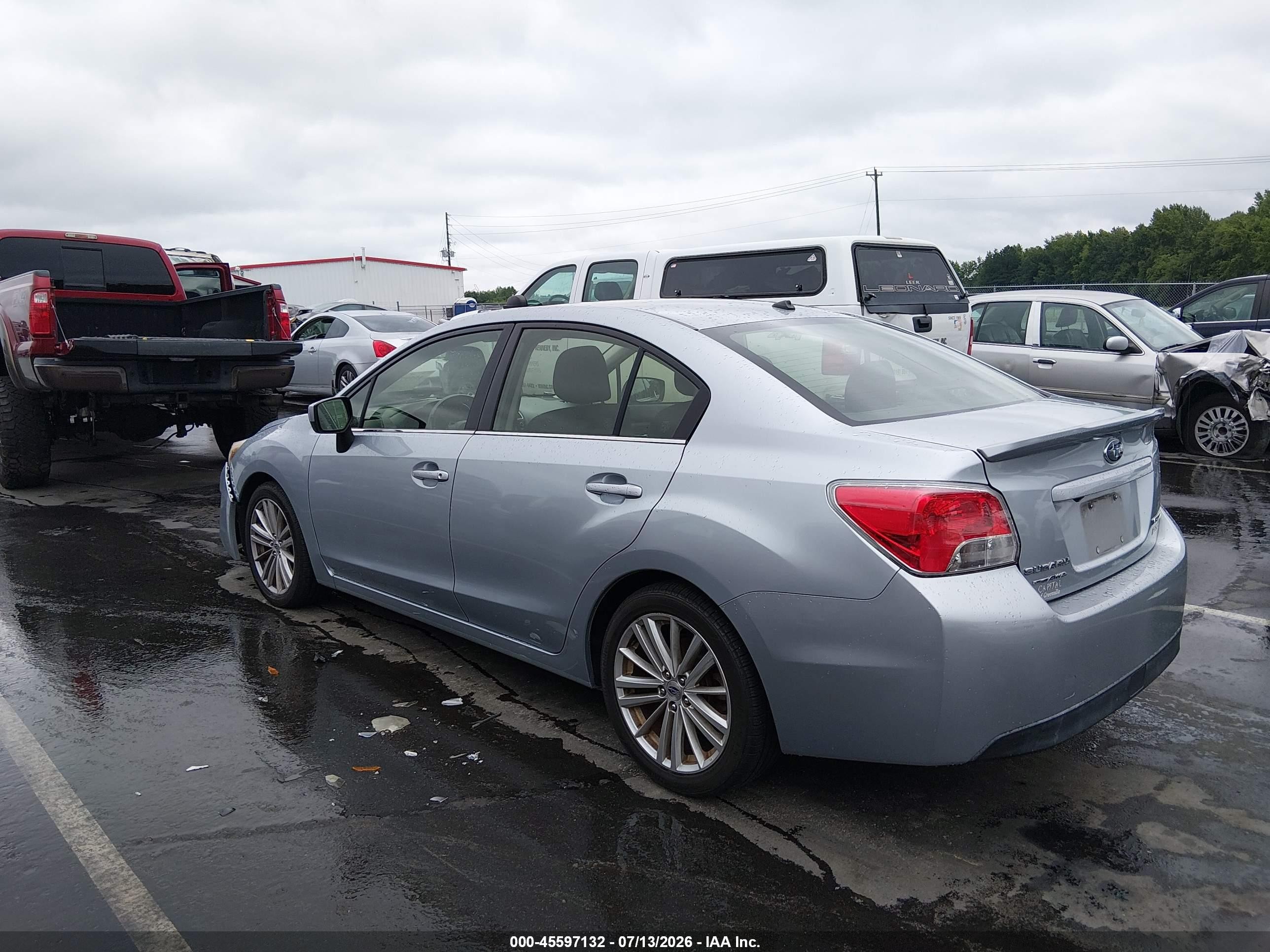 2015 Subaru Impreza 2.0i Premium Silver vin: JF1GJAK61FH005629