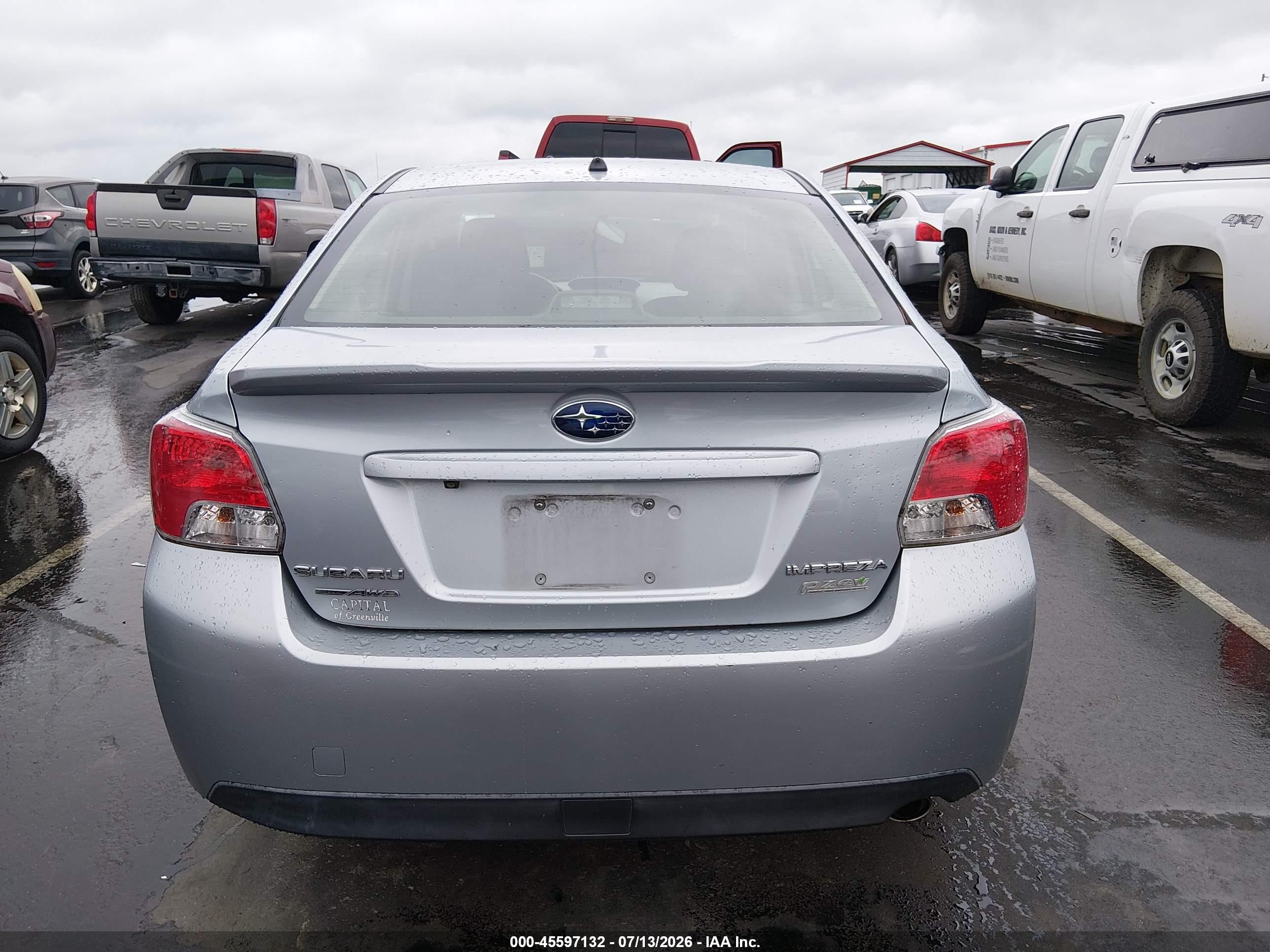 2015 Subaru Impreza 2.0i Premium Silver vin: JF1GJAK61FH005629