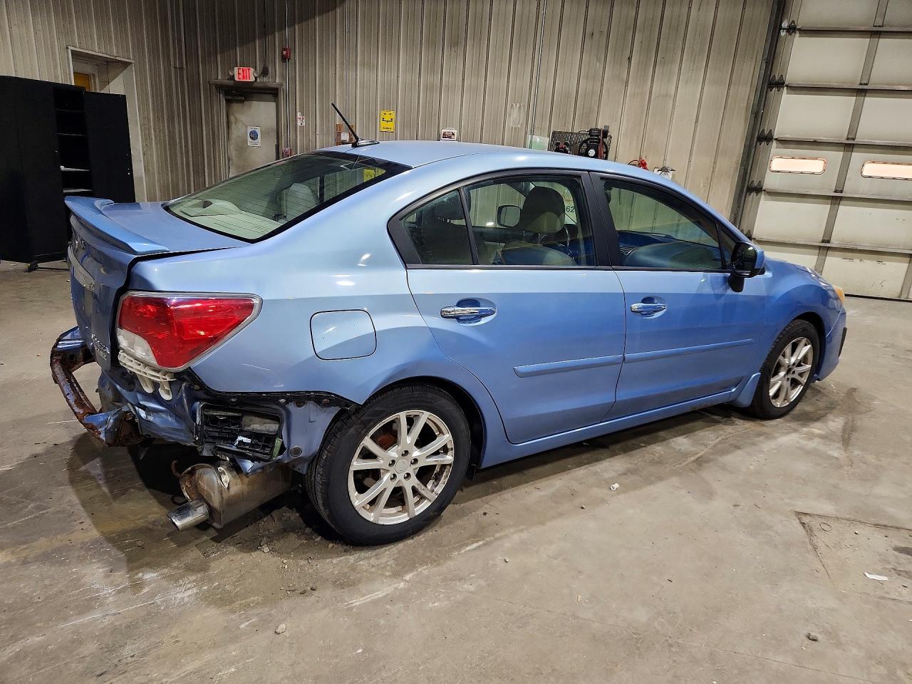 2012 Subaru Impreza Limited Синий vin: JF1GJAK63CH017860