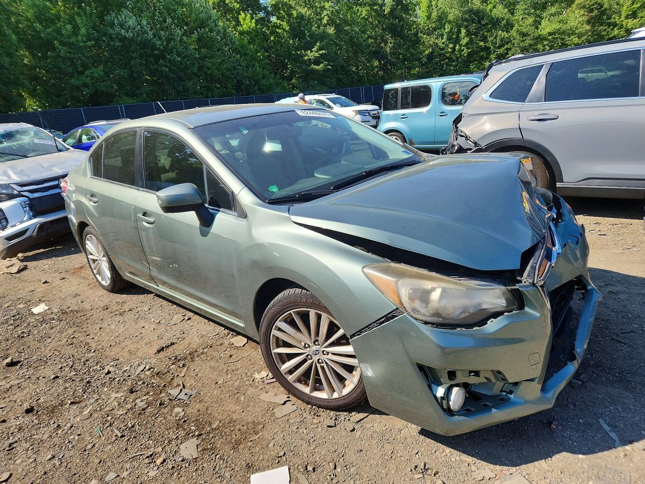 2015 Subaru Impreza Premium Plus Серый vin: JF1GJAK64FH020092