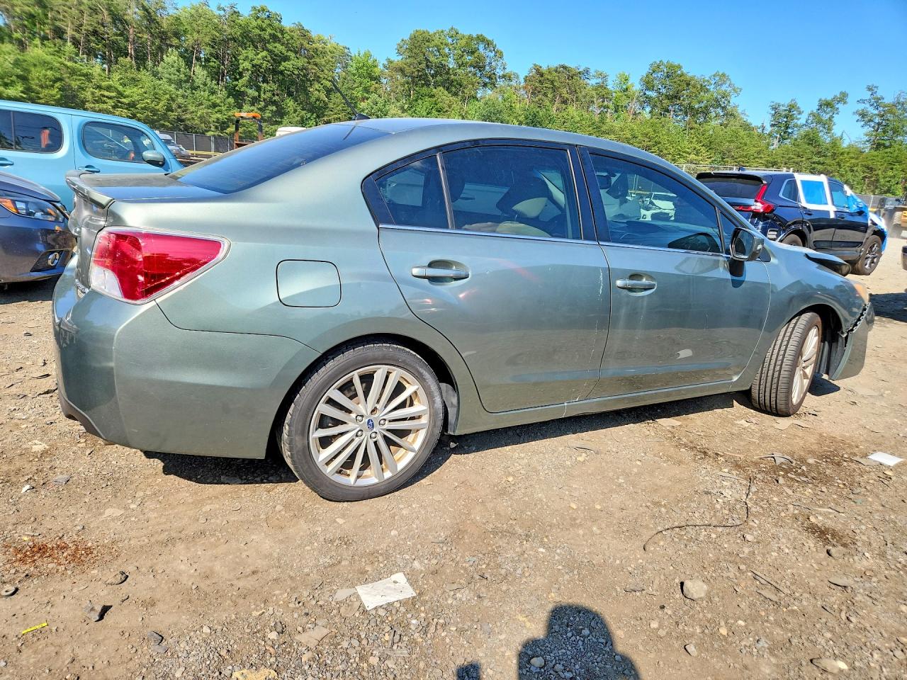 2015 Subaru Impreza Premium Plus Серый vin: JF1GJAK64FH020092