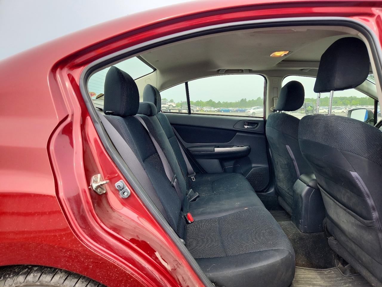 2015 Subaru Impreza Premium Plus Burgundy vin: JF1GJAK65FH007657