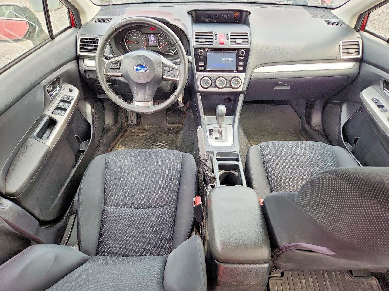 2015 Subaru Impreza Premium Plus Burgundy vin: JF1GJAK65FH007657