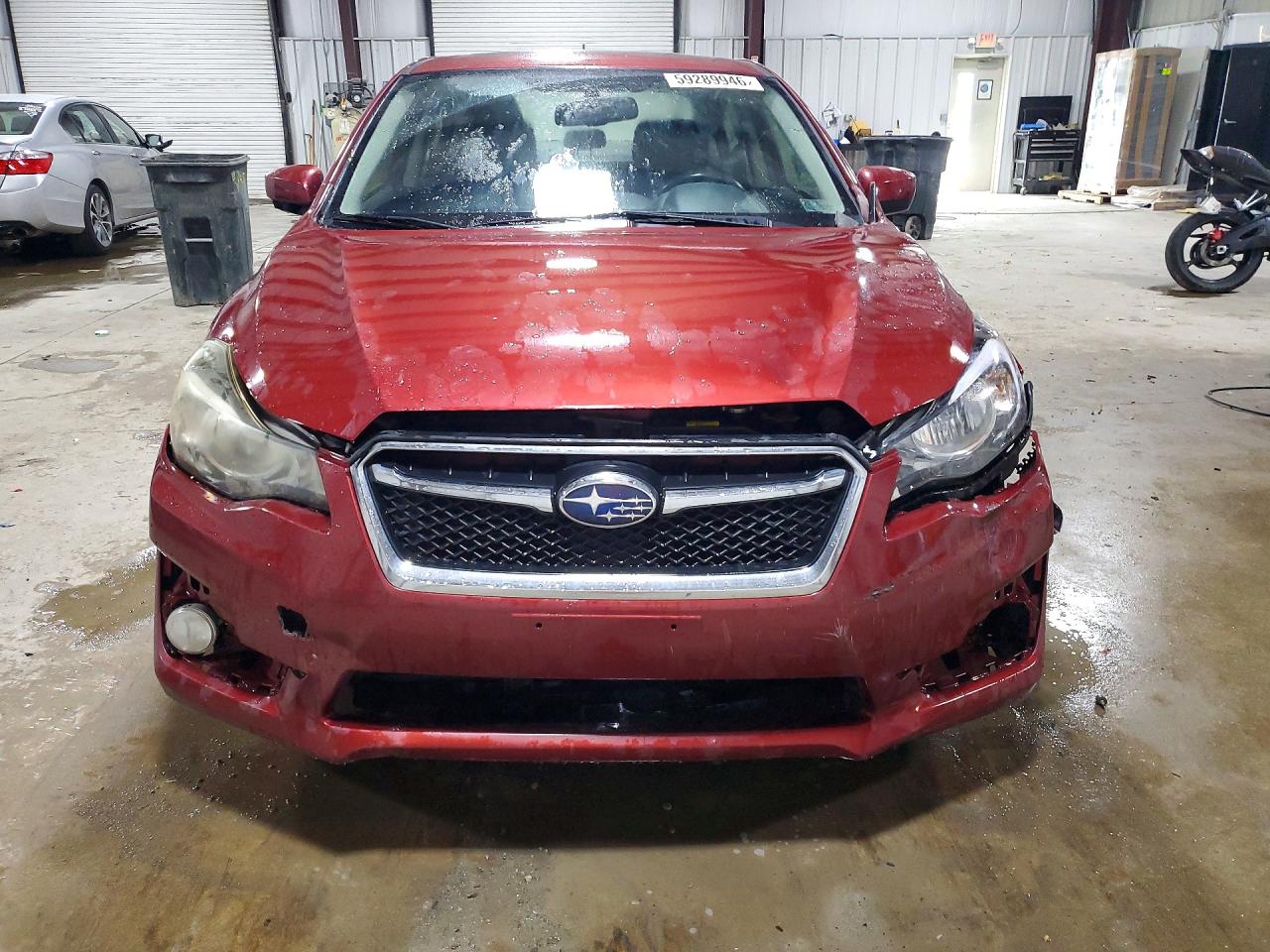 2015 Subaru Impreza Premium Plus Темно-бордовый vin: JF1GJAK65FH010283