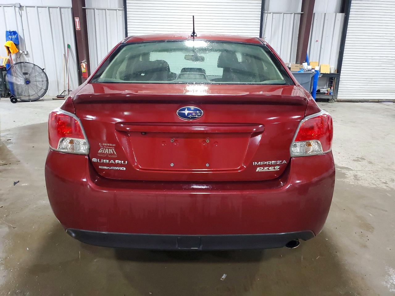 2015 Subaru Impreza Premium Plus Темно-бордовый vin: JF1GJAK65FH010283