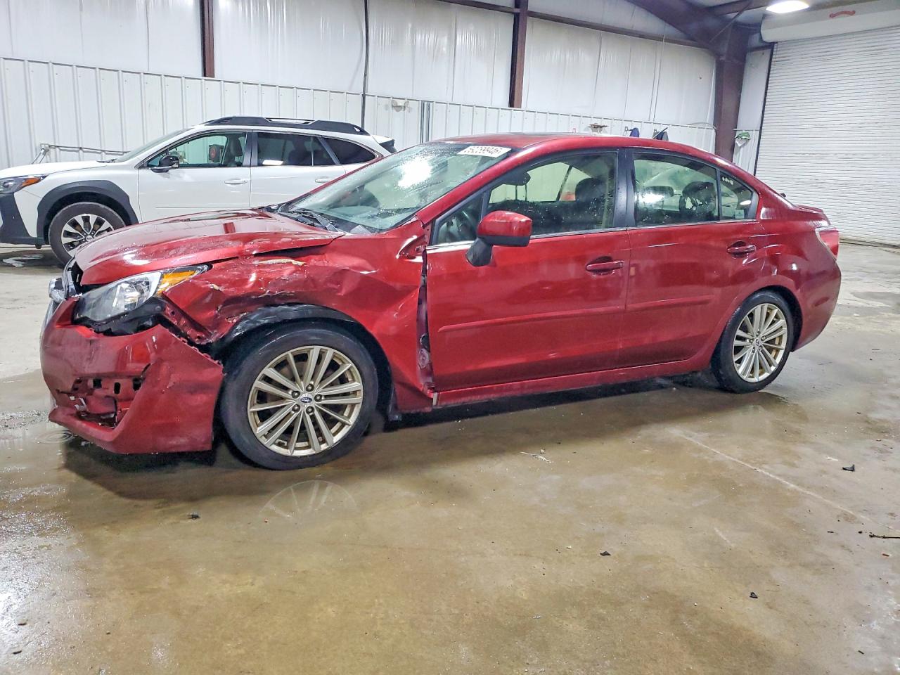2015 Subaru Impreza Premium Plus Темно-бордовый vin: JF1GJAK65FH010283