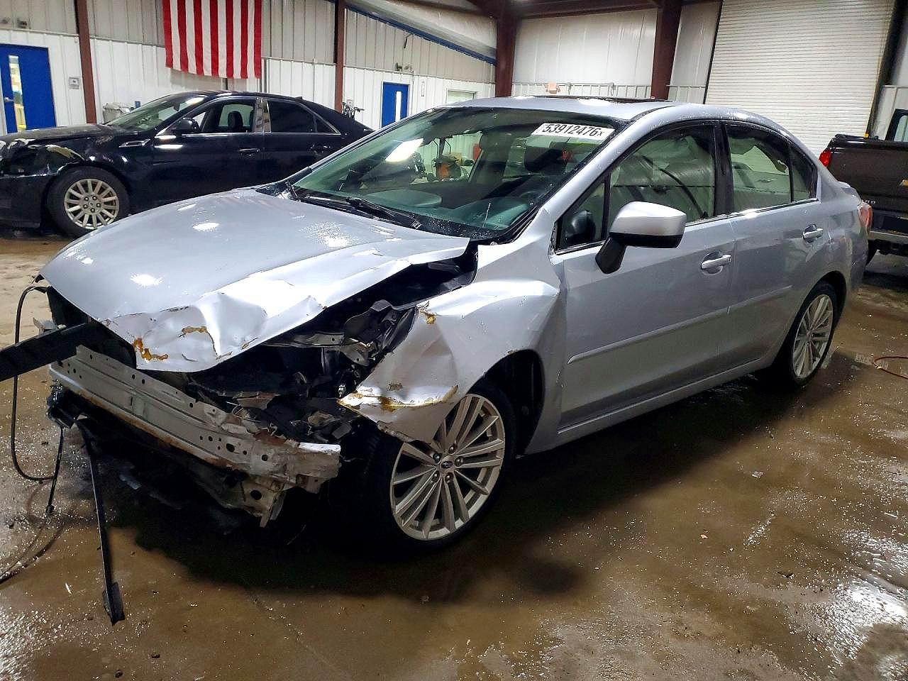 2015 Subaru Impreza Premium Plus Gray vin: JF1GJAK65FH019419