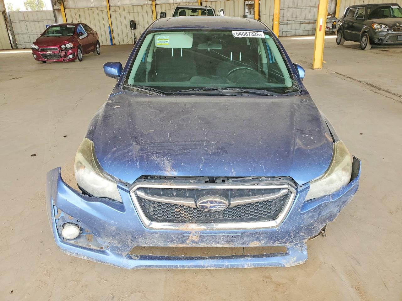 2015 Subaru Impreza Premium Plus Синий vin: JF1GJAK65FH019730