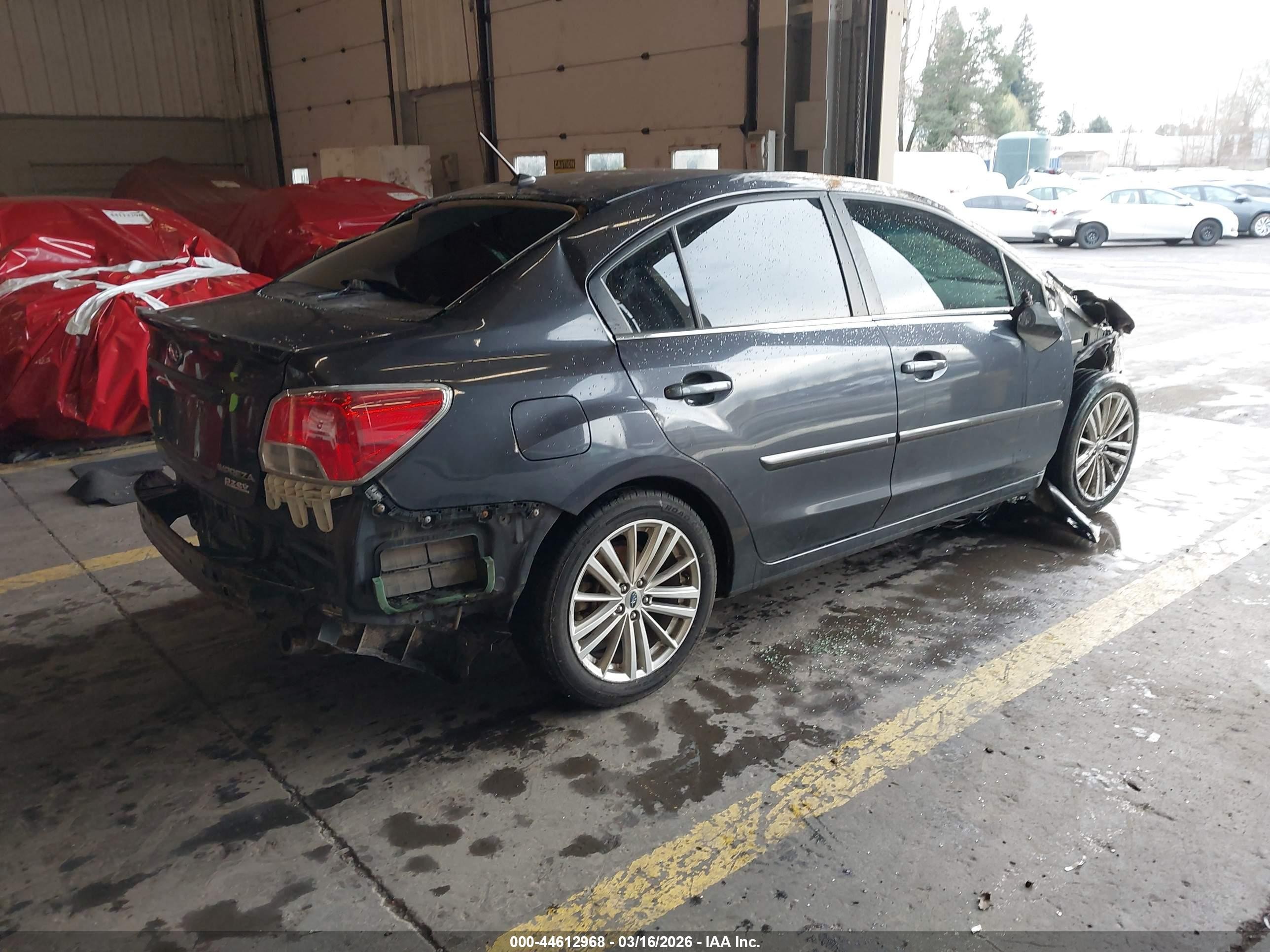 2015 Subaru Impreza 2.0i Premium Gray vin: JF1GJAK66FH010891
