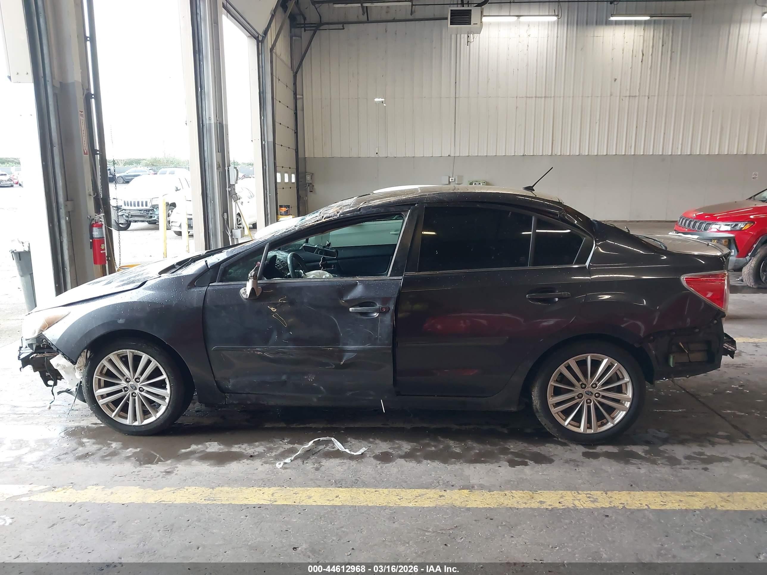 2015 Subaru Impreza 2.0i Premium Gray vin: JF1GJAK66FH010891