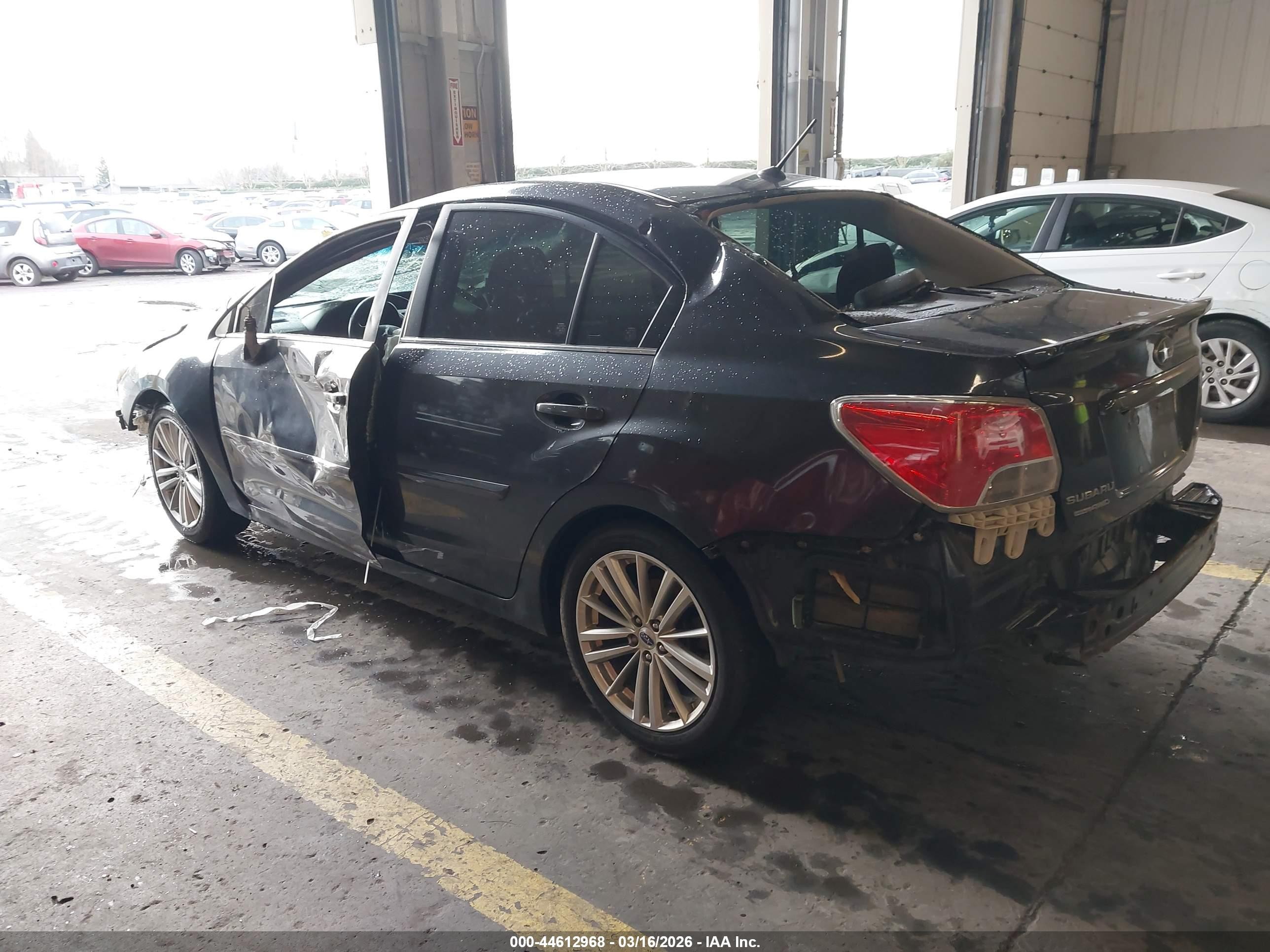 2015 Subaru Impreza 2.0i Premium Gray vin: JF1GJAK66FH010891