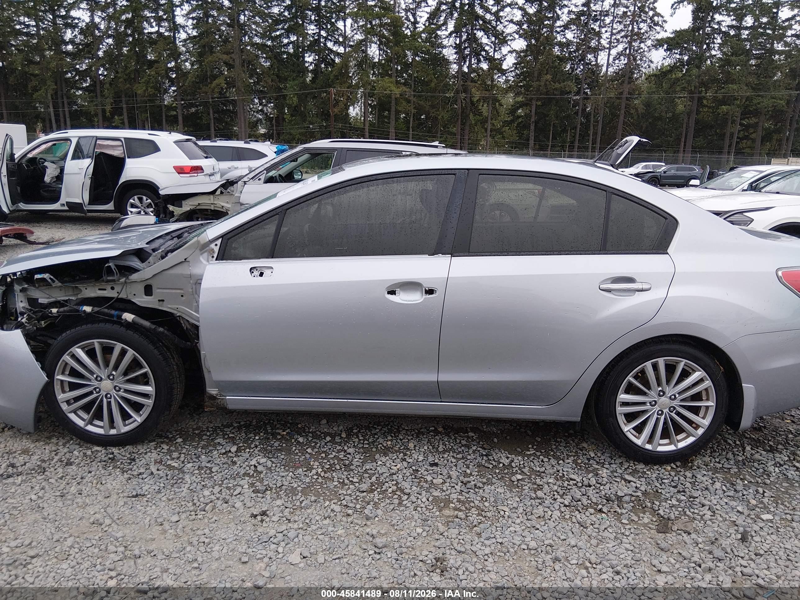 2013 Subaru Impreza 2.0i Limited Серебряный vin: JF1GJAK67DH010038