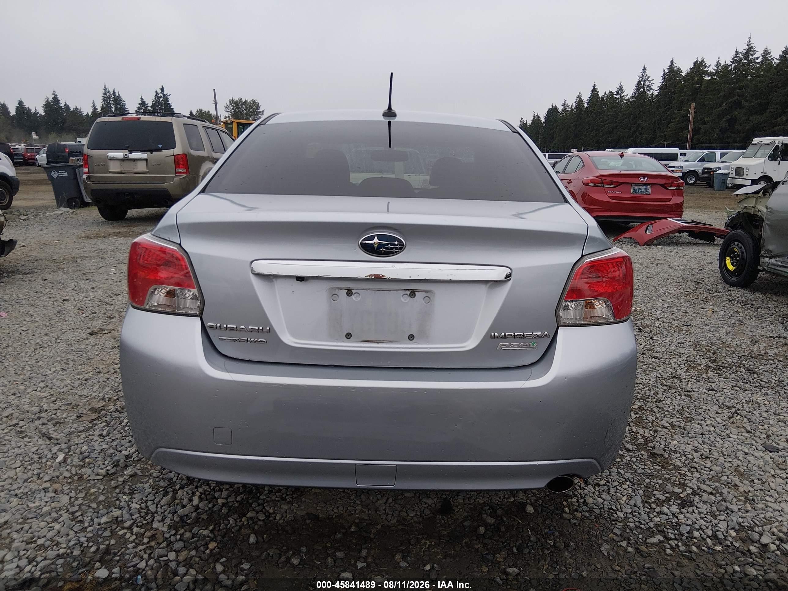 2013 Subaru Impreza 2.0i Limited Серебряный vin: JF1GJAK67DH010038