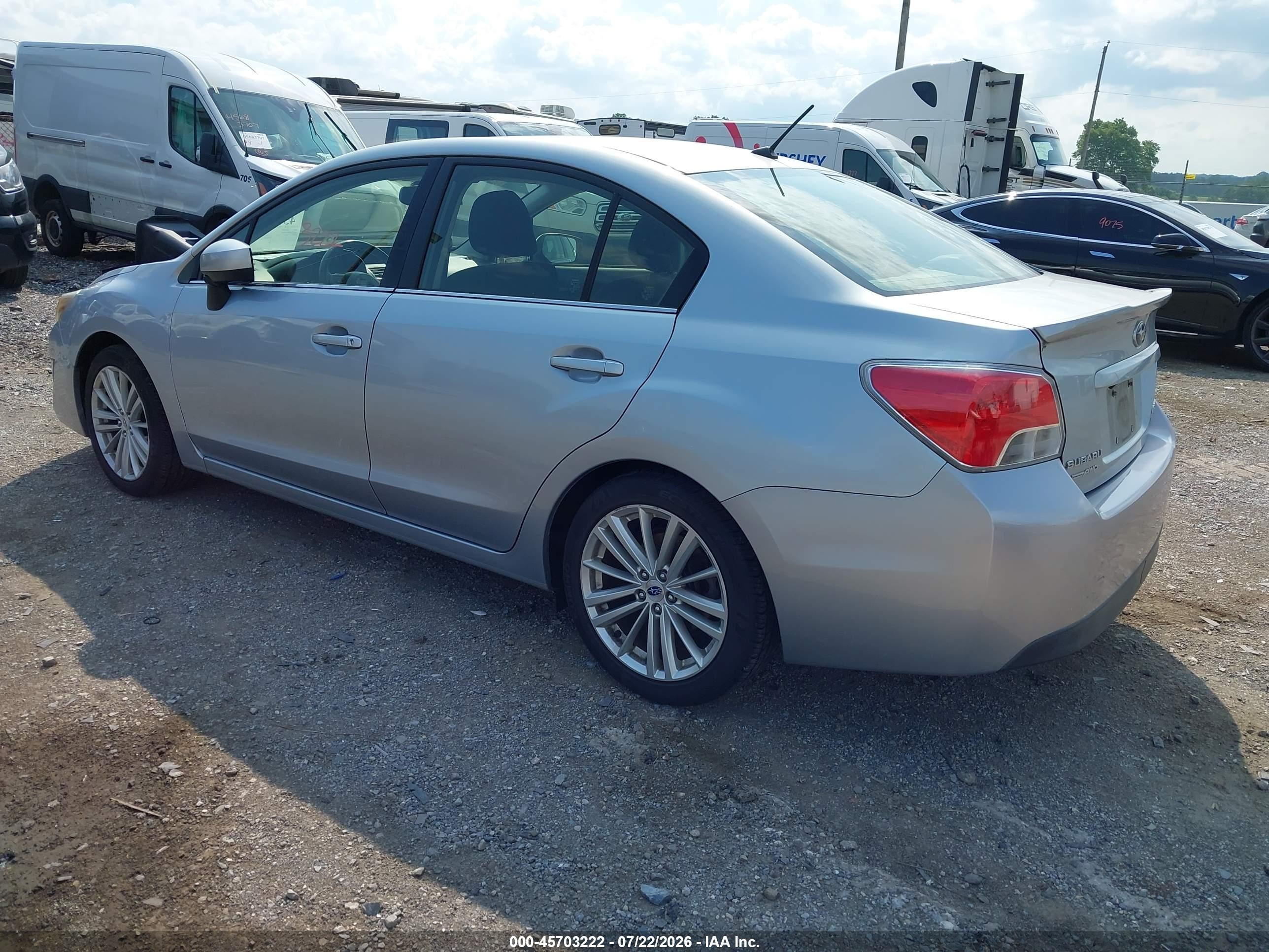 2015 Subaru Impreza 2.0i Premium Серебряный vin: JF1GJAK67FH005991