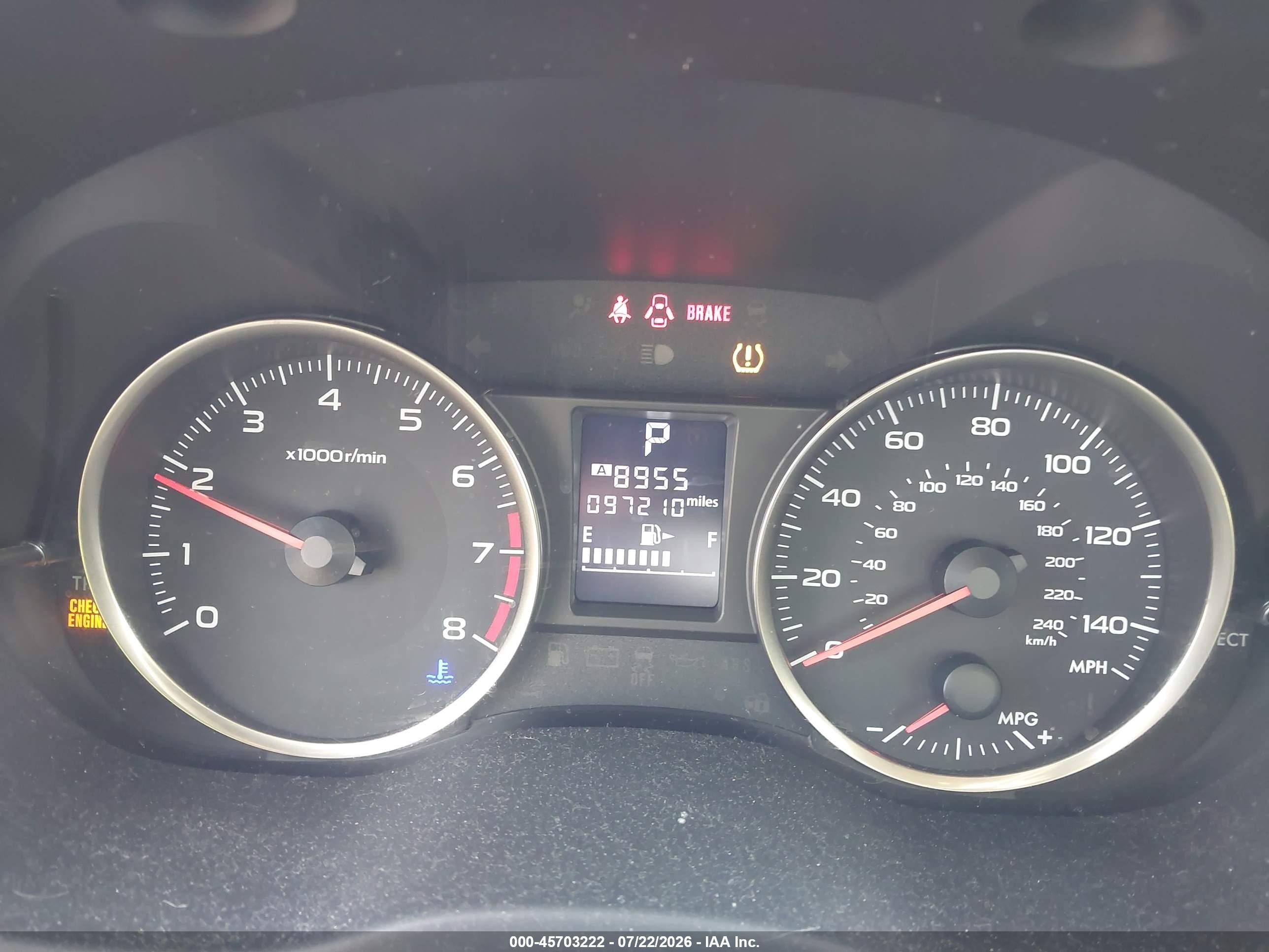 2015 Subaru Impreza 2.0i Premium Серебряный vin: JF1GJAK67FH005991