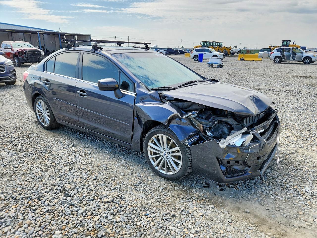 2015 Subaru Impreza Premium Plus Черный vin: JF1GJAK68FH007023