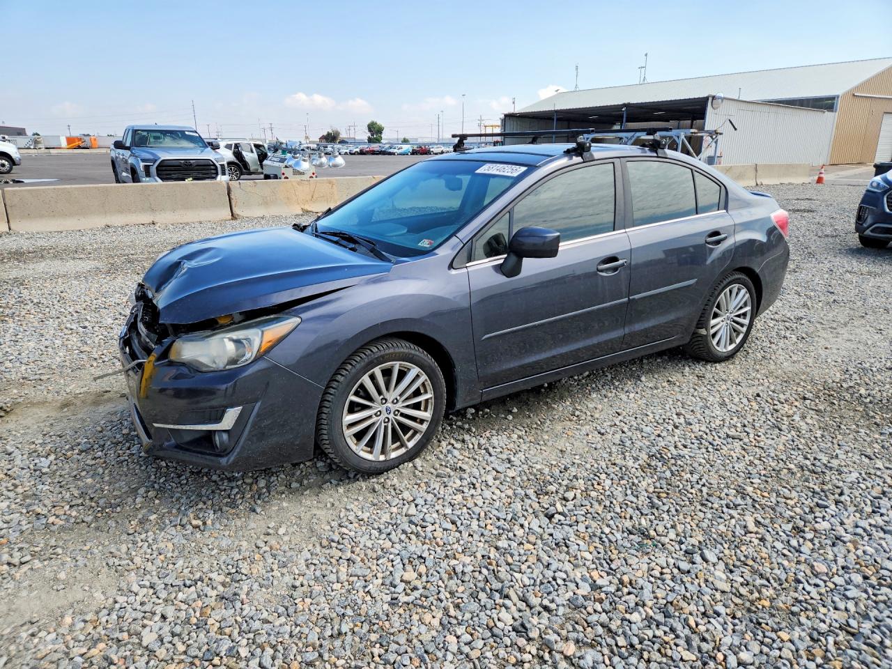 2015 Subaru Impreza Premium Plus Черный vin: JF1GJAK68FH007023