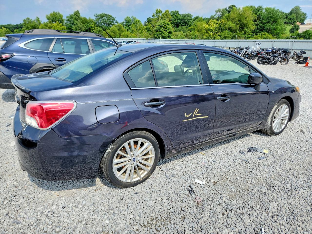 2015 Subaru Impreza Premium Plus Угольный vin: JF1GJAK69FH021674