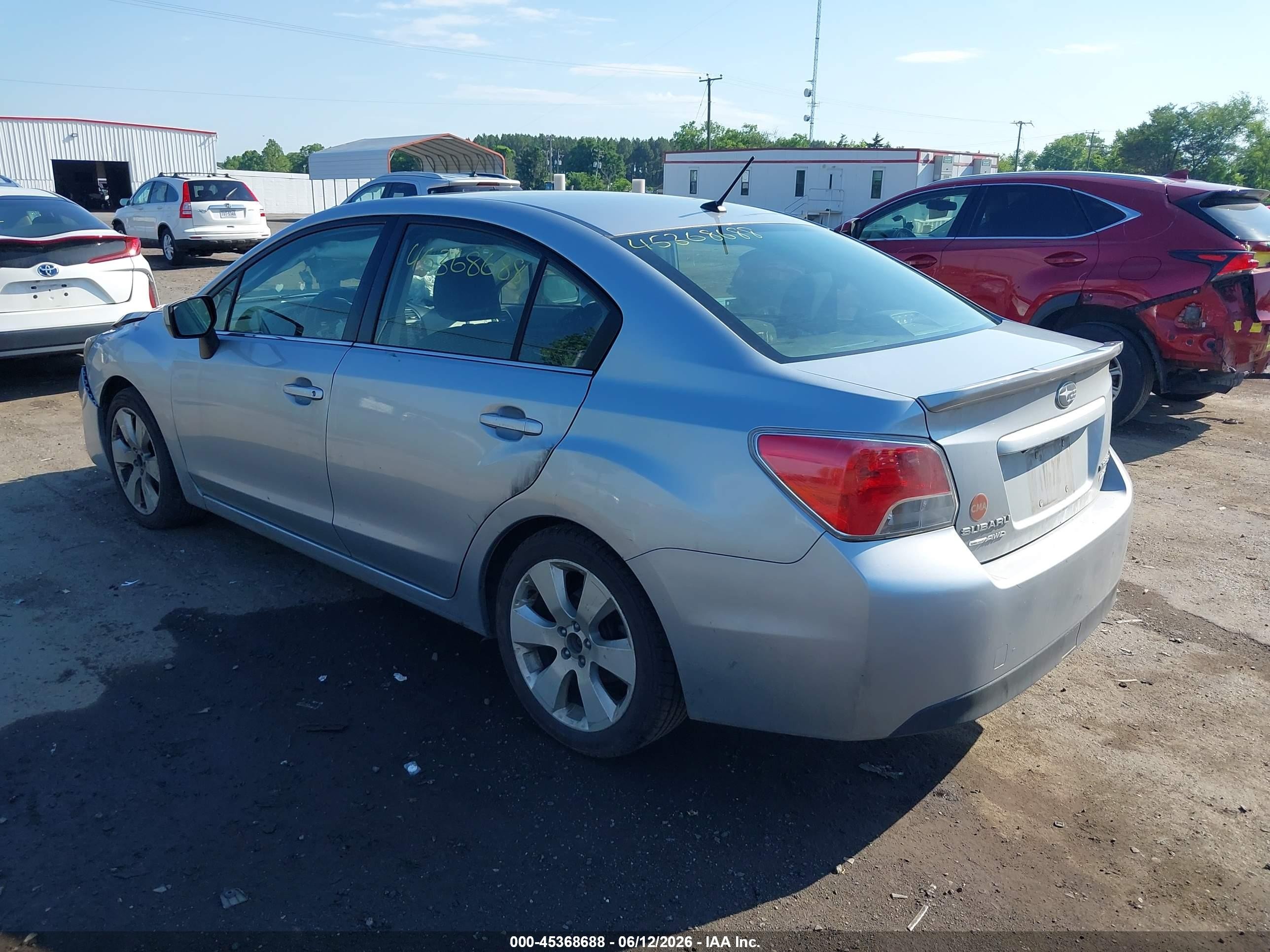 2015 Subaru Impreza 2.0i Premium Silver vin: JF1GJAK69FH021738
