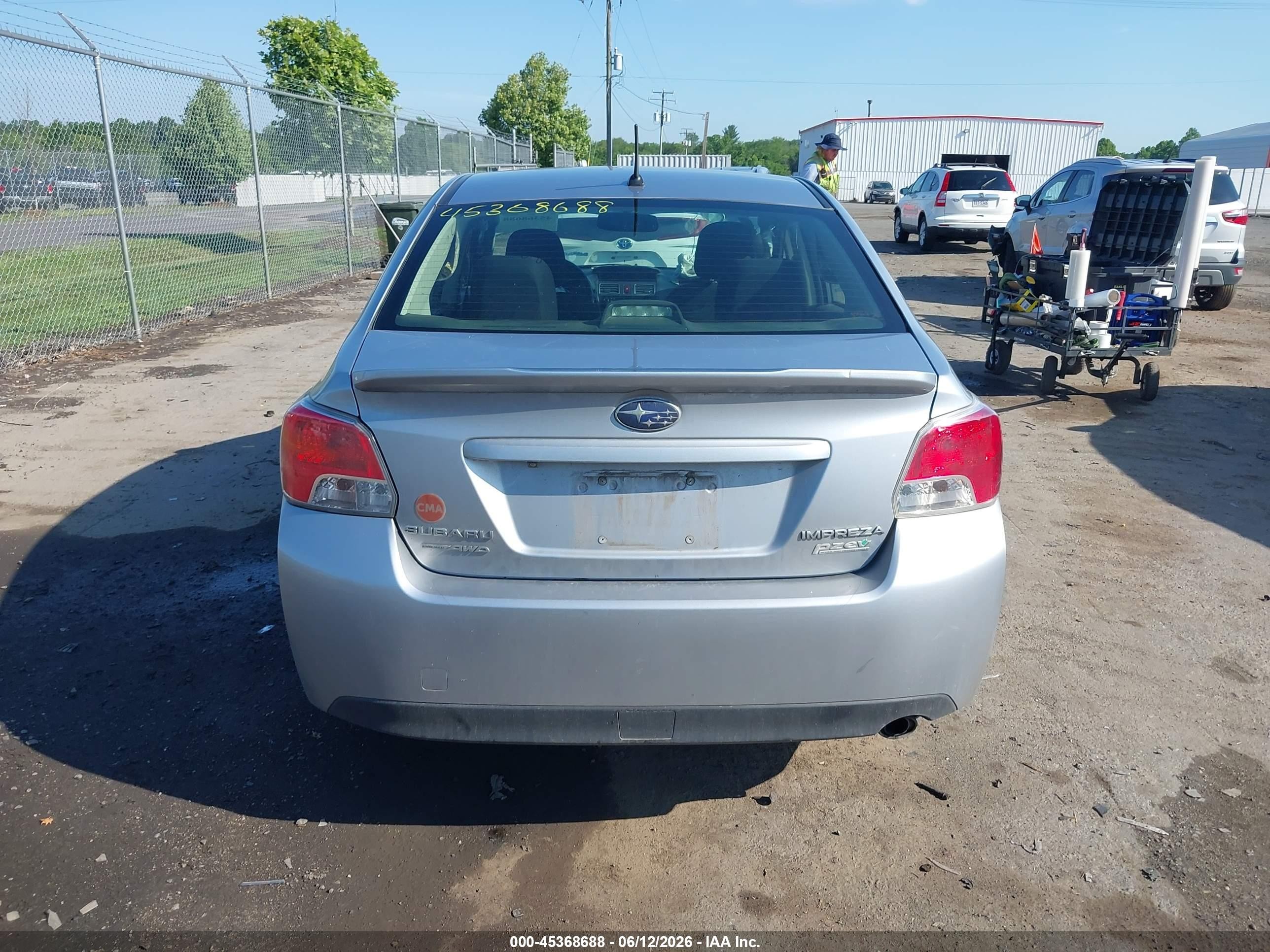 2015 Subaru Impreza 2.0i Premium Silver vin: JF1GJAK69FH021738