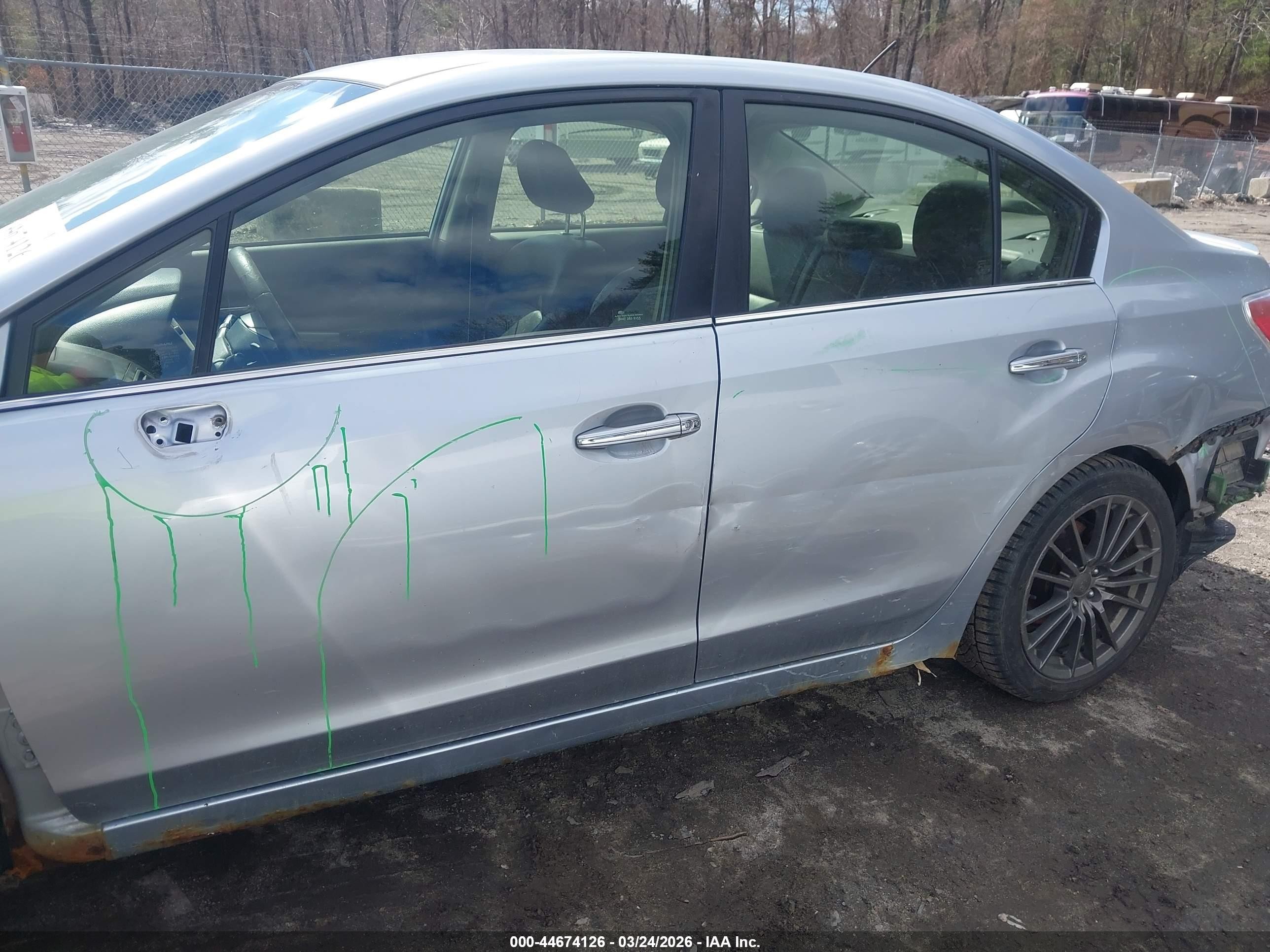 2015 Subaru Impreza 2.0i Limited Silver vin: JF1GJAM69FH005519