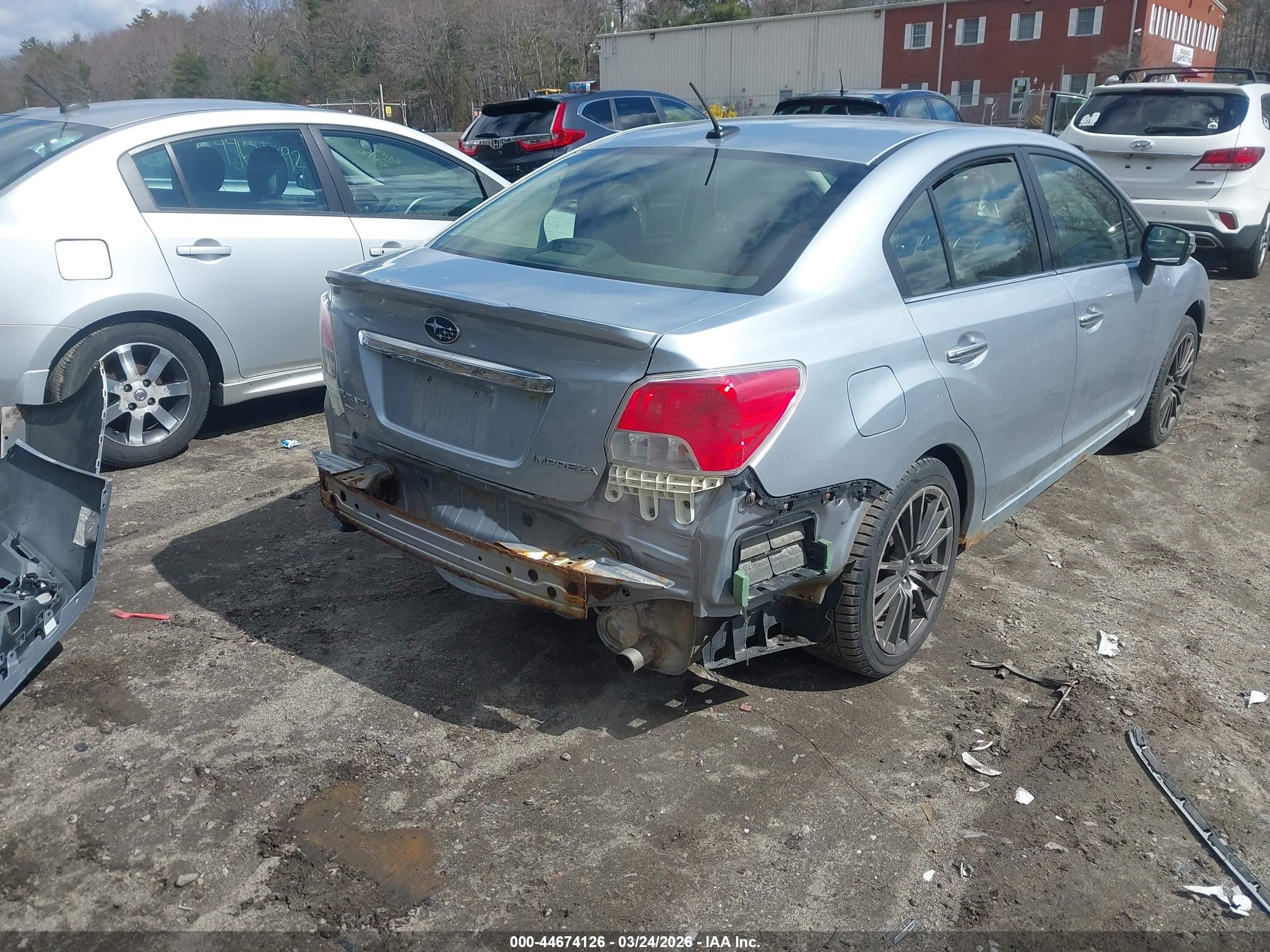 2015 Subaru Impreza 2.0i Limited Silver vin: JF1GJAM69FH005519