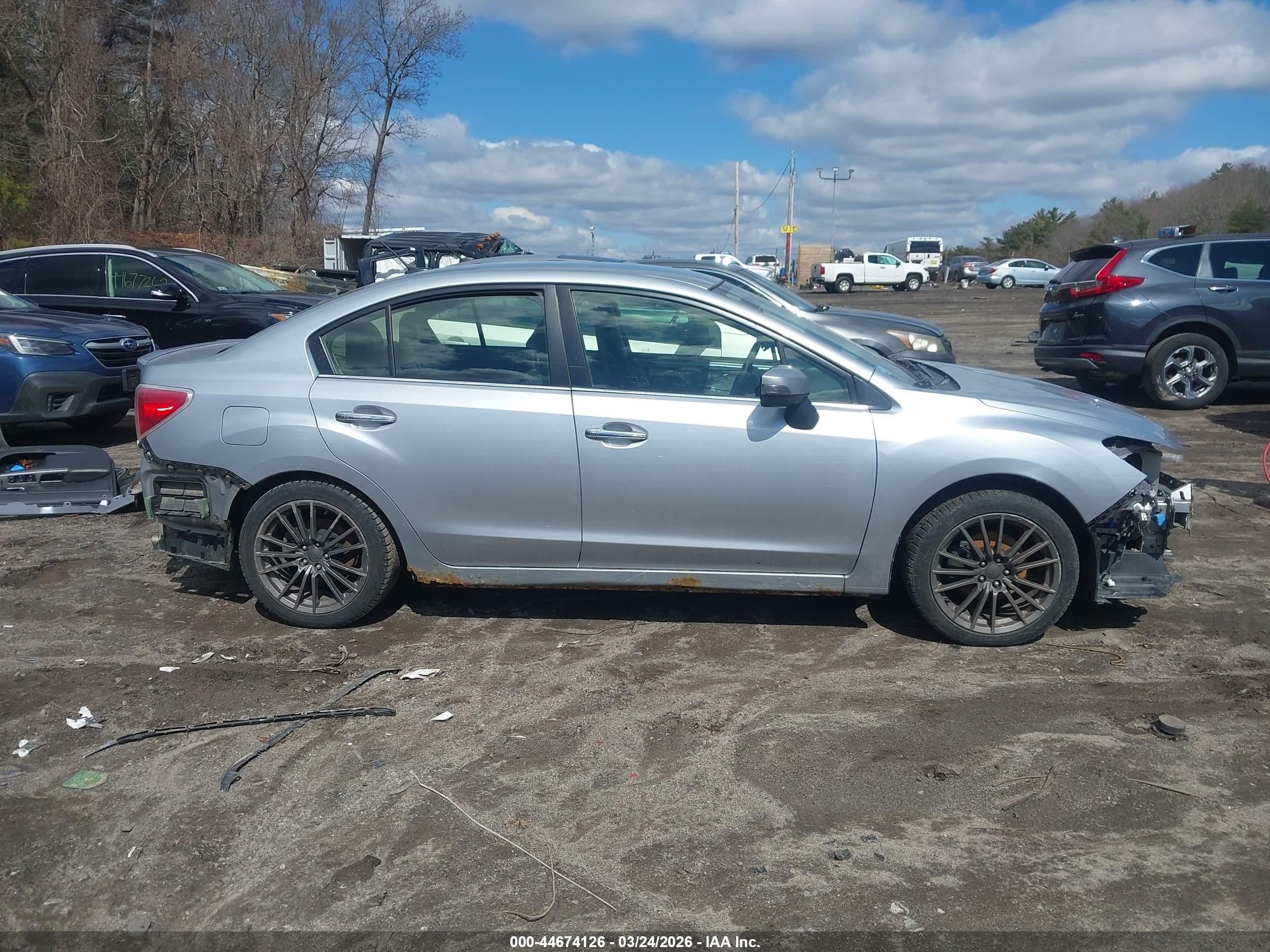2015 Subaru Impreza 2.0i Limited Silver vin: JF1GJAM69FH005519