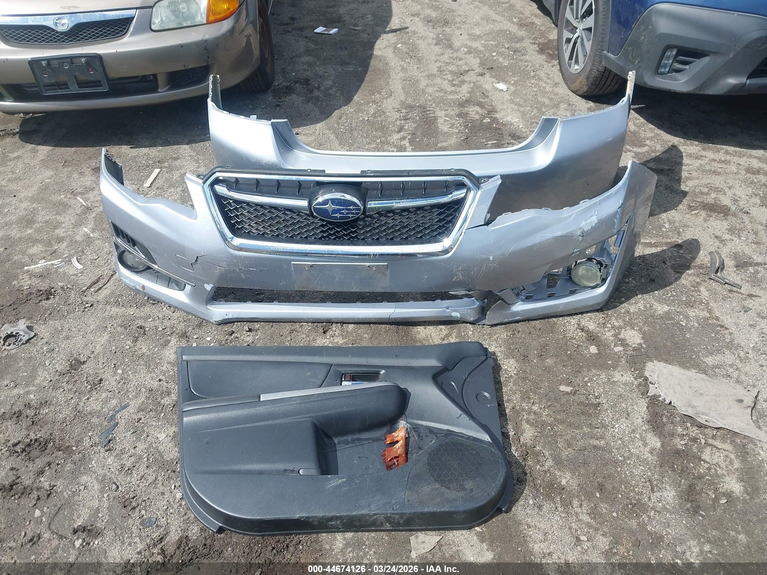 2015 Subaru Impreza 2.0i Limited Silver vin: JF1GJAM69FH005519