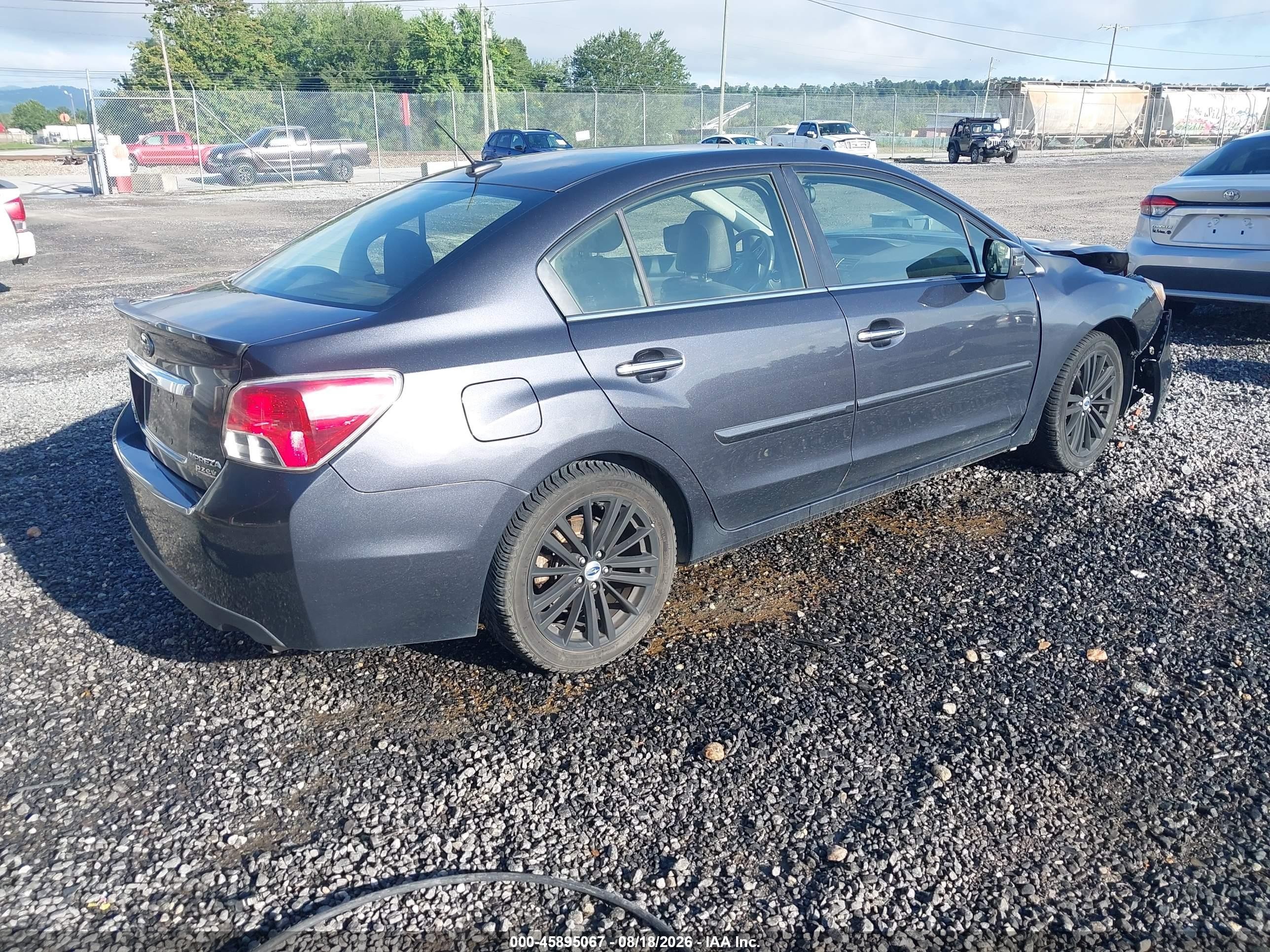 2015 Subaru Impreza 2.0i Limited Gray vin: JF1GJAM69FH022689