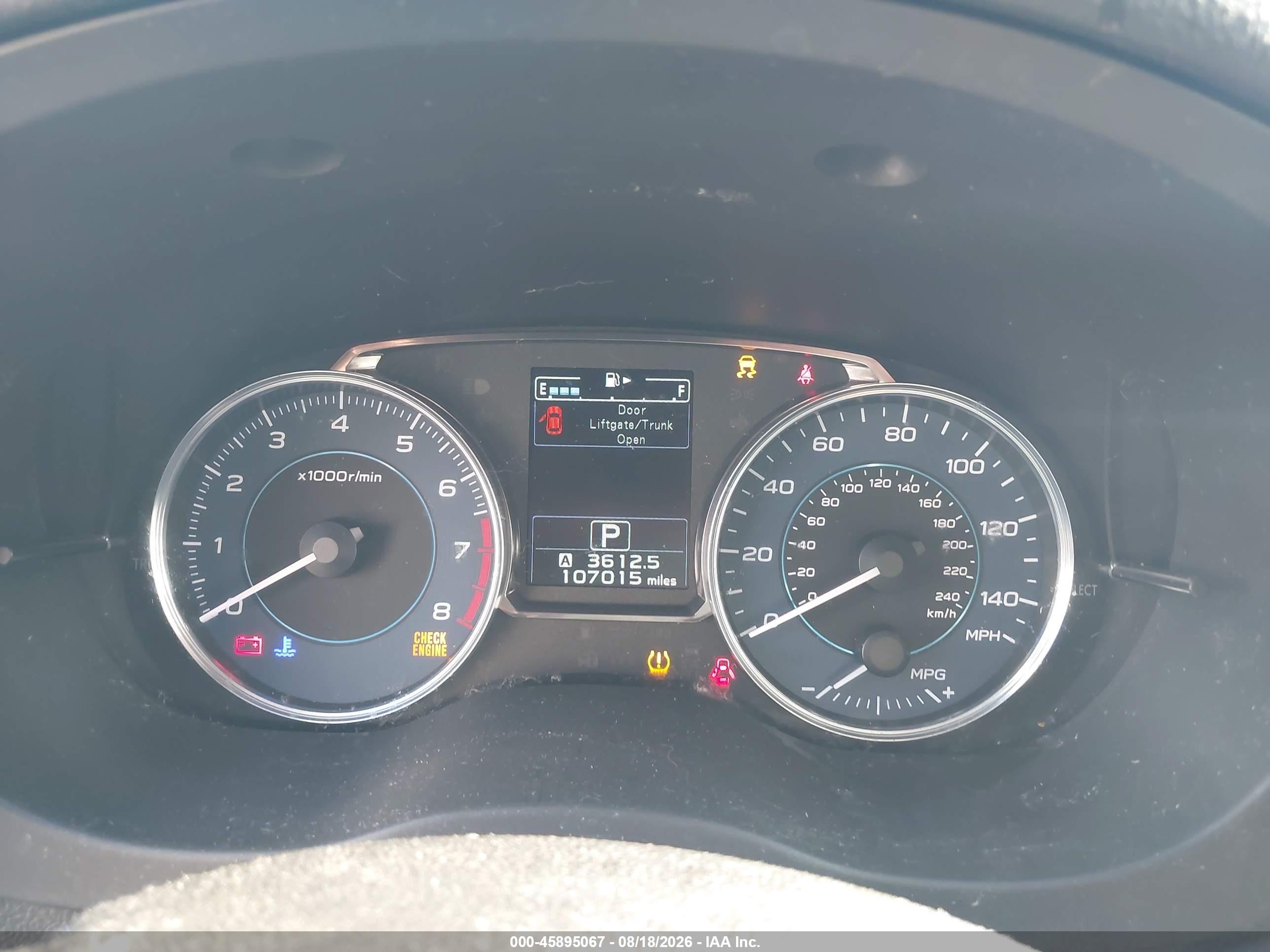 2015 Subaru Impreza 2.0i Limited Gray vin: JF1GJAM69FH022689