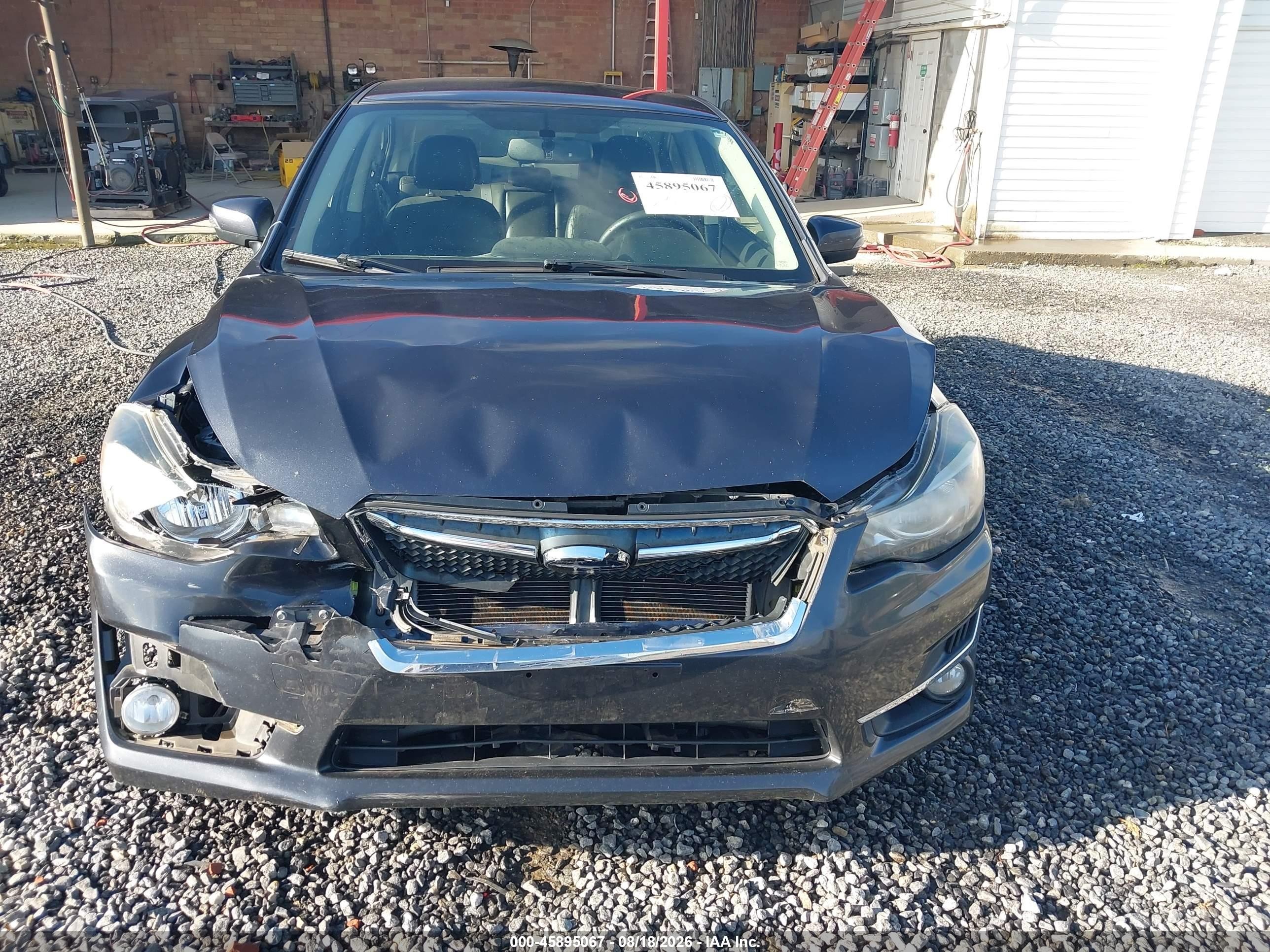 2015 Subaru Impreza 2.0i Limited Gray vin: JF1GJAM69FH022689