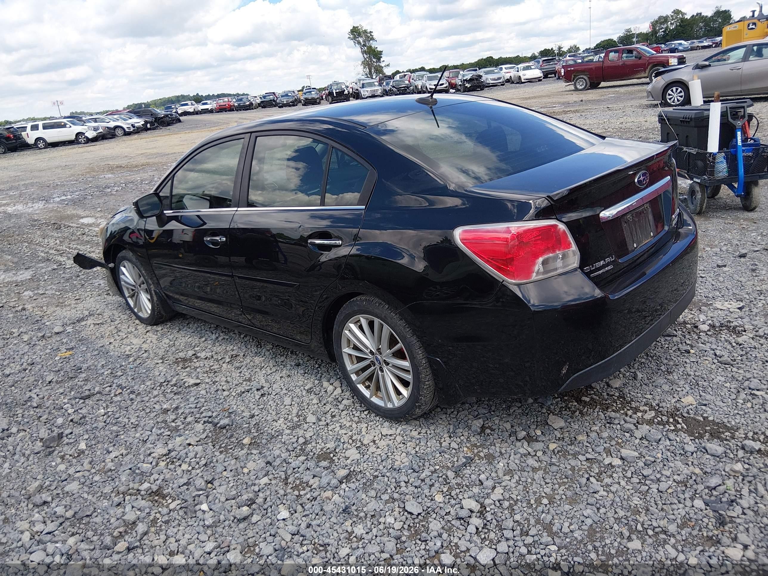 2015 Subaru Impreza 2.0i Limited Черный vin: JF1GJAN61FH018344